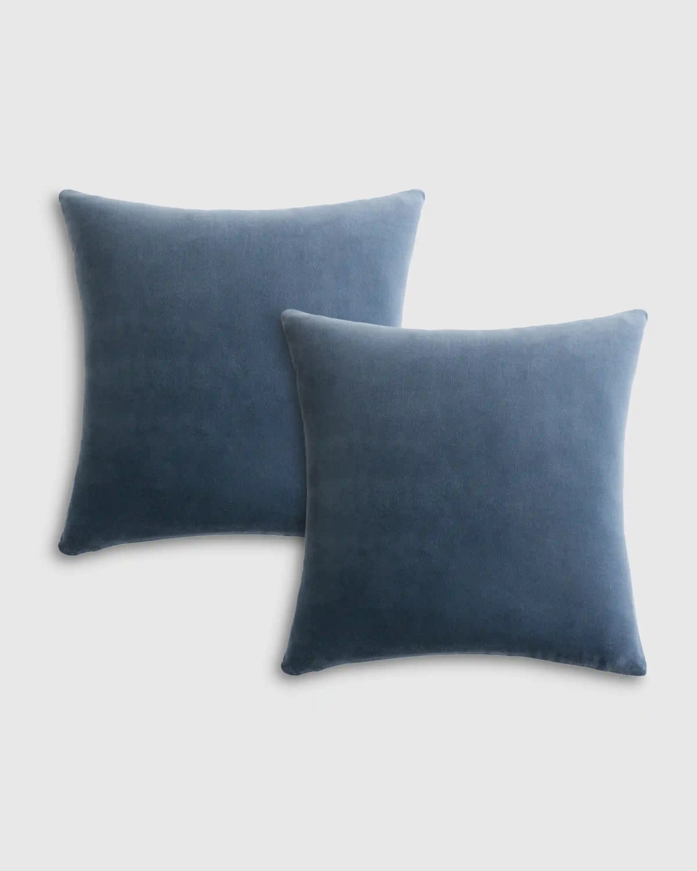 Classic Cotton Velvet Pillow Cover (Set of 2)
