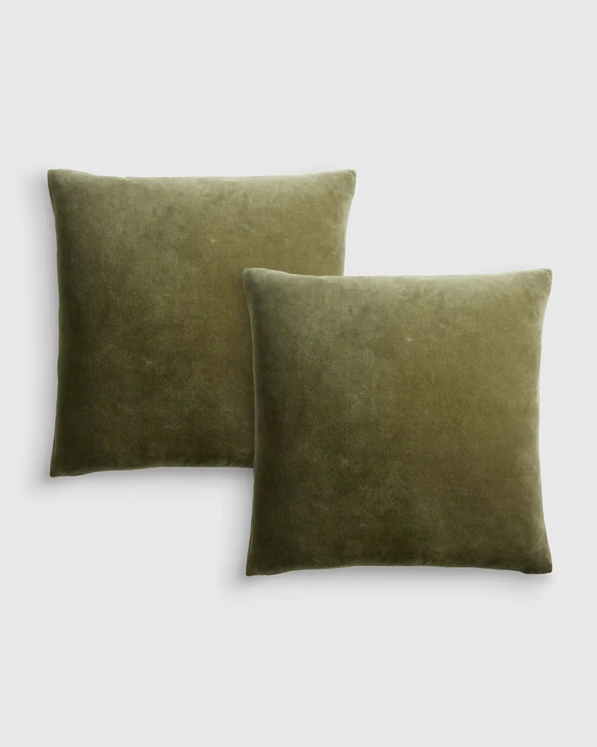 Classic Cotton Velvet Pillow Cover (Set of 2)