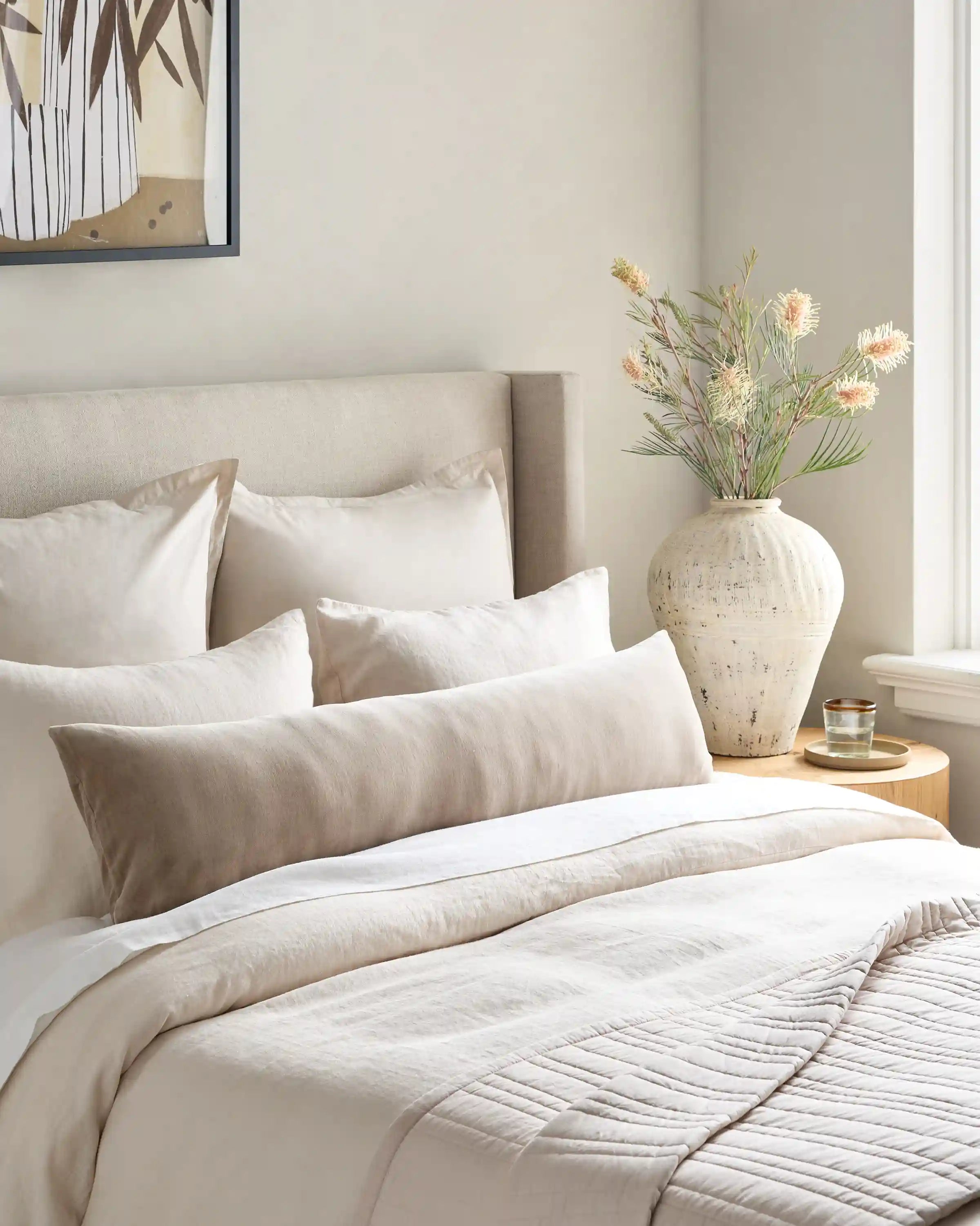 Cotton Velvet Oversized Lumbar Pillow Cover