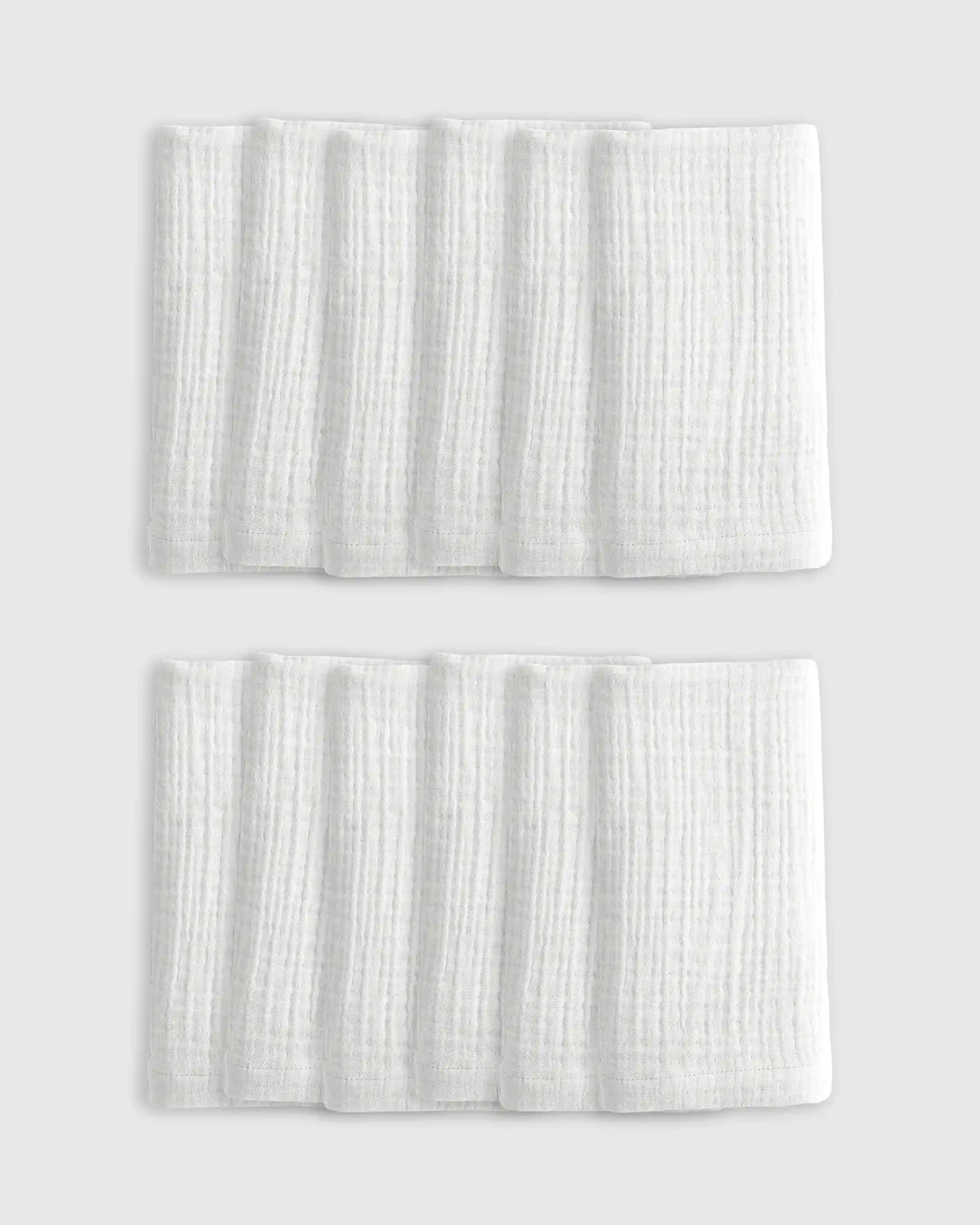 Organic Cotton Gauze Napkins, Set of 12