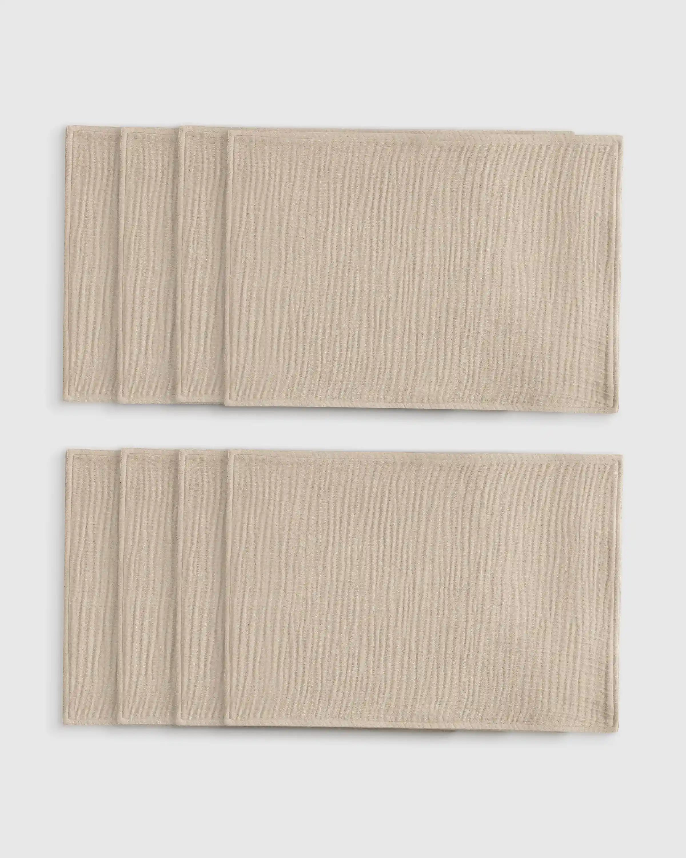 Organic Cotton Gauze Placemats (Set of 8)