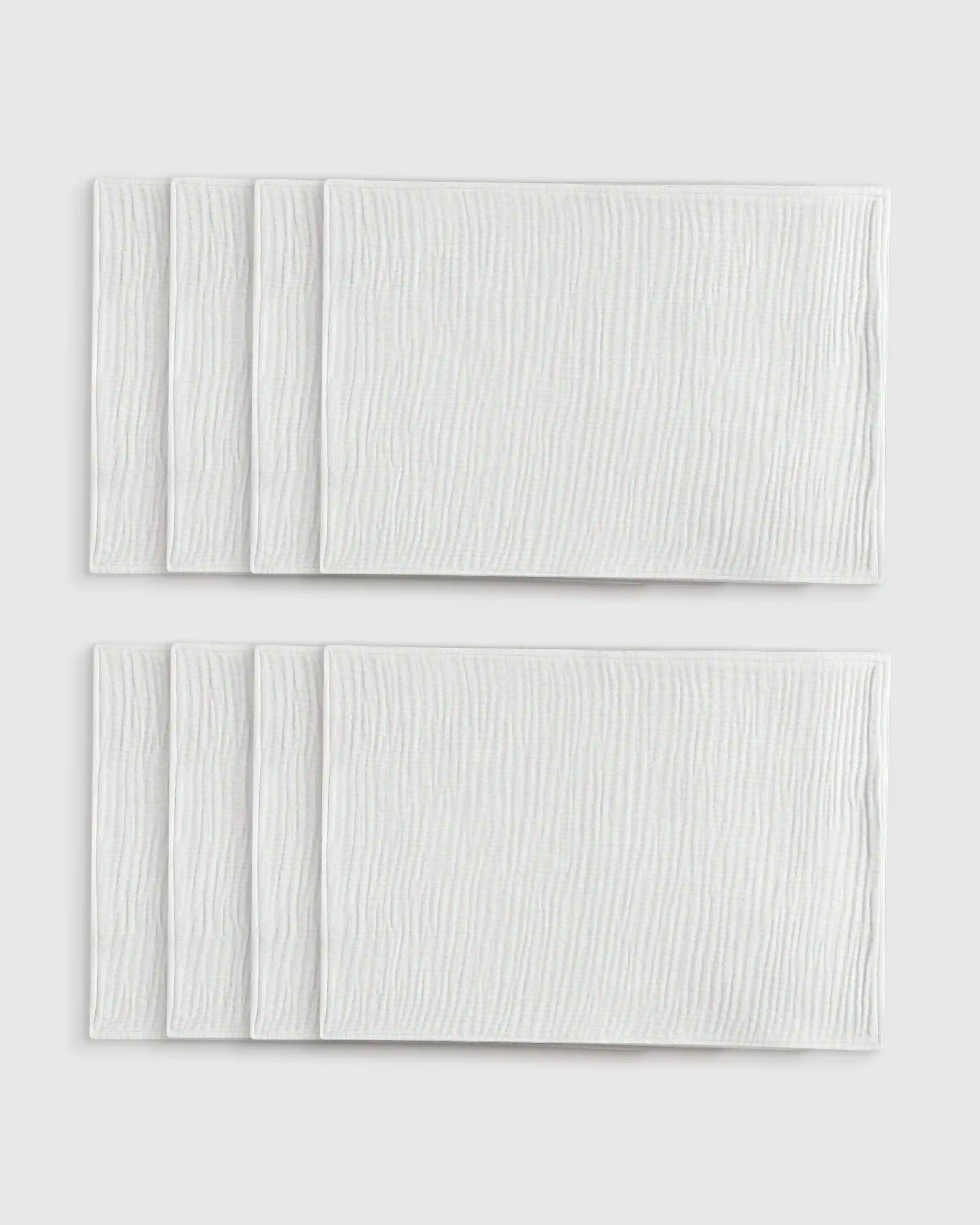 Organic Cotton Gauze Placemats (Set of 8)