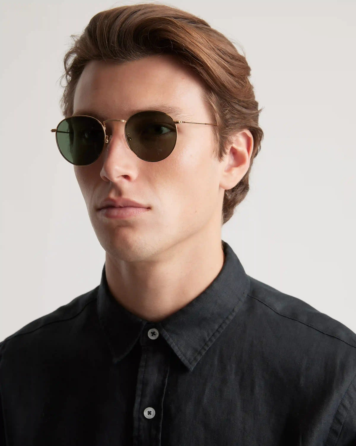 Hugo Polarized Stainless Steel Sunglasses