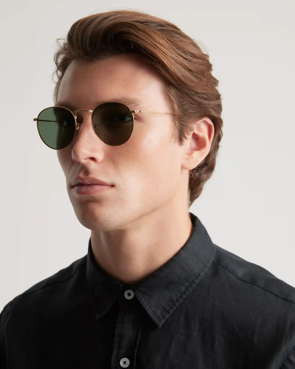 Hugo Polarized Stainless Steel Sunglasses