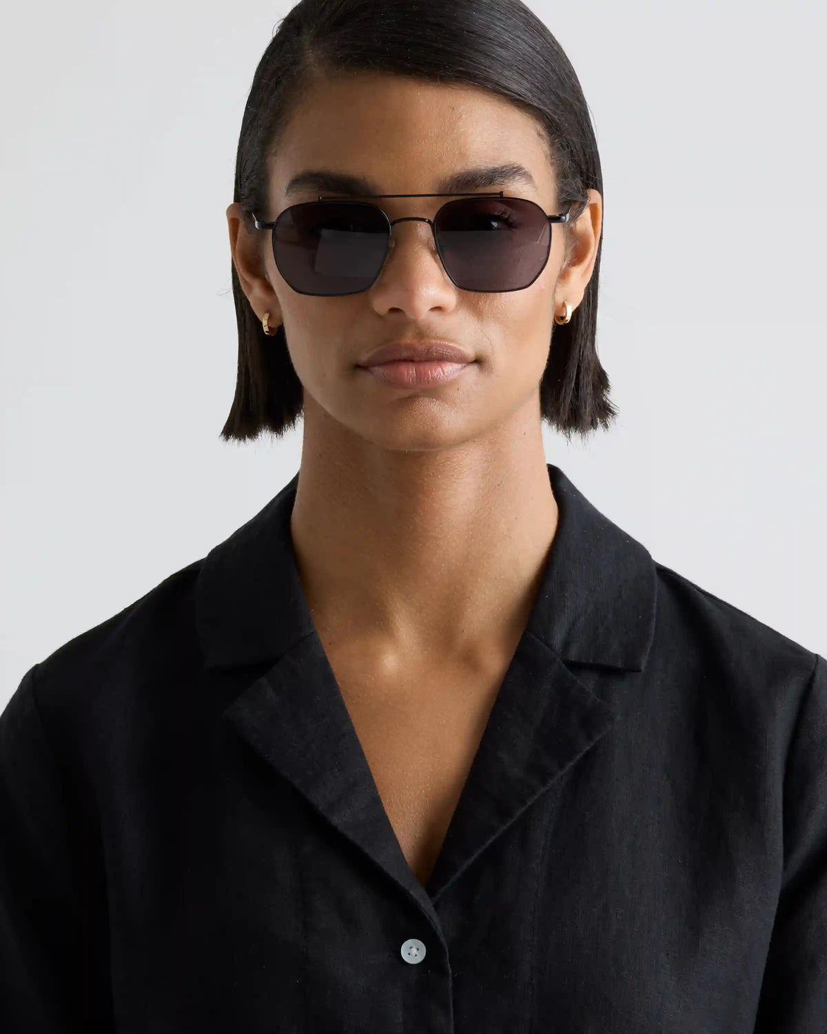 Baja Polarized Stainless Steel Sunglasses