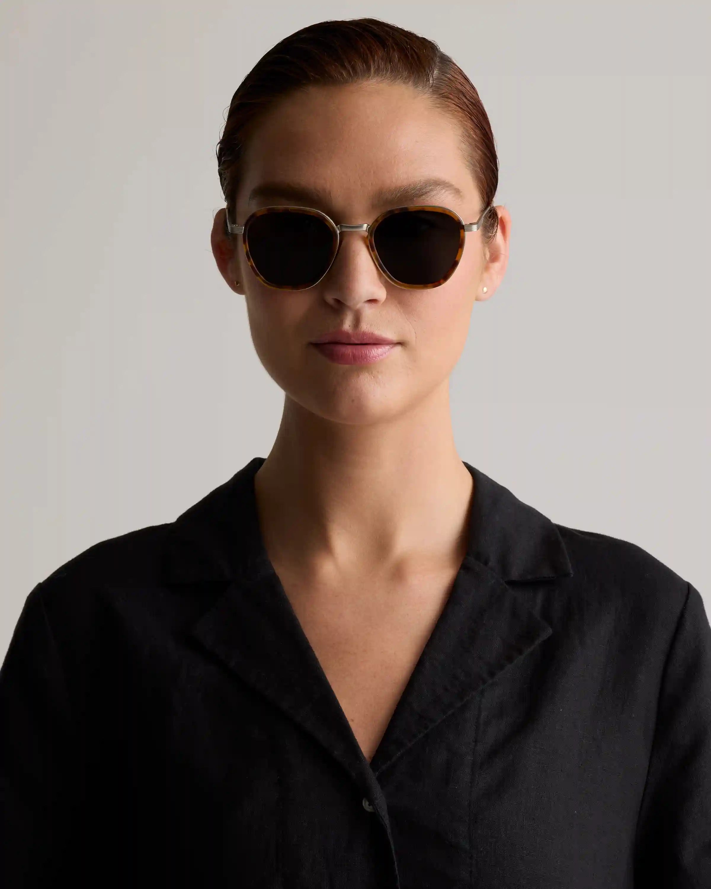 Madrid Polarized Stainless Steel Sunglasses