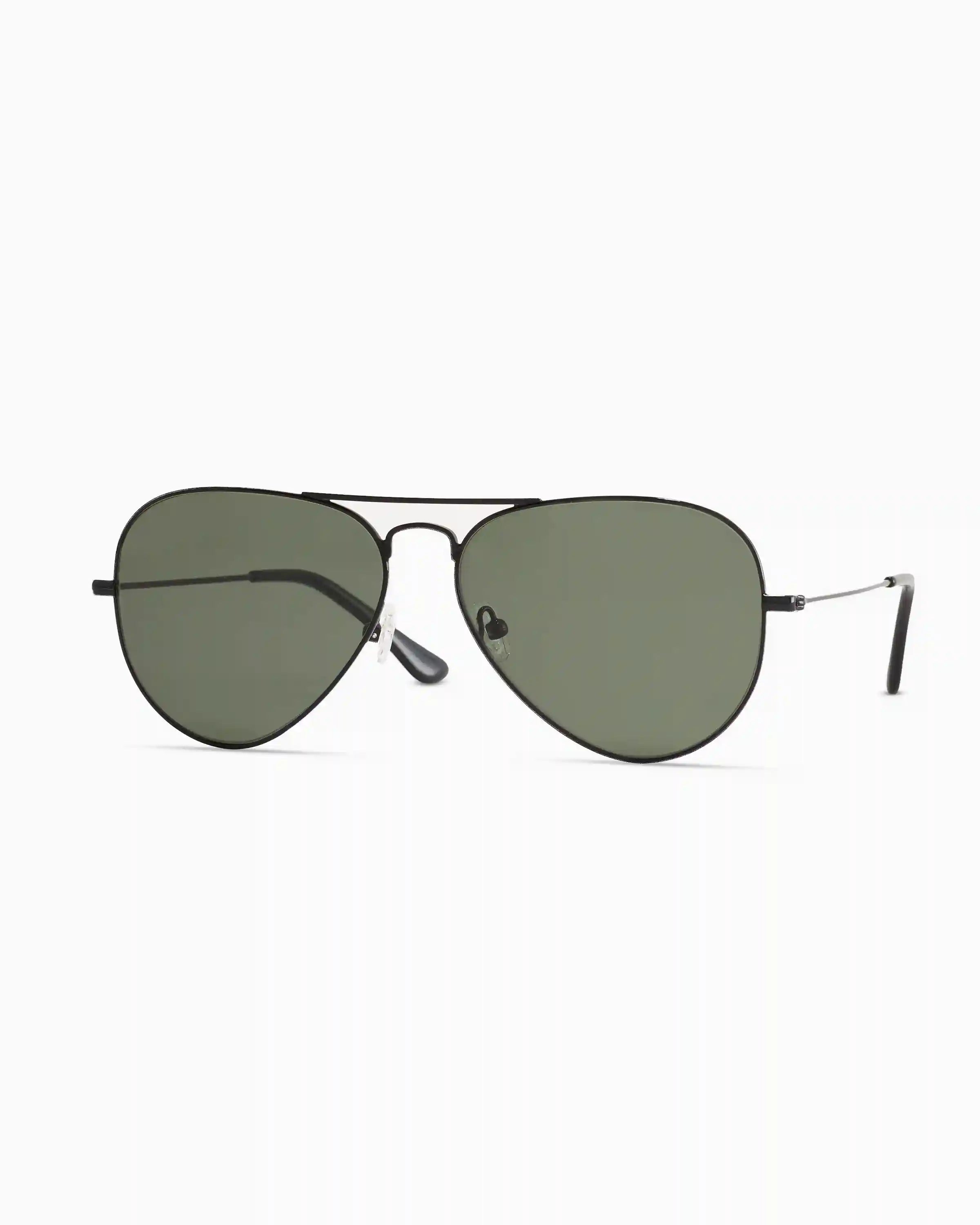 Halston Polarized Stainless Steel Aviator Sunglasses