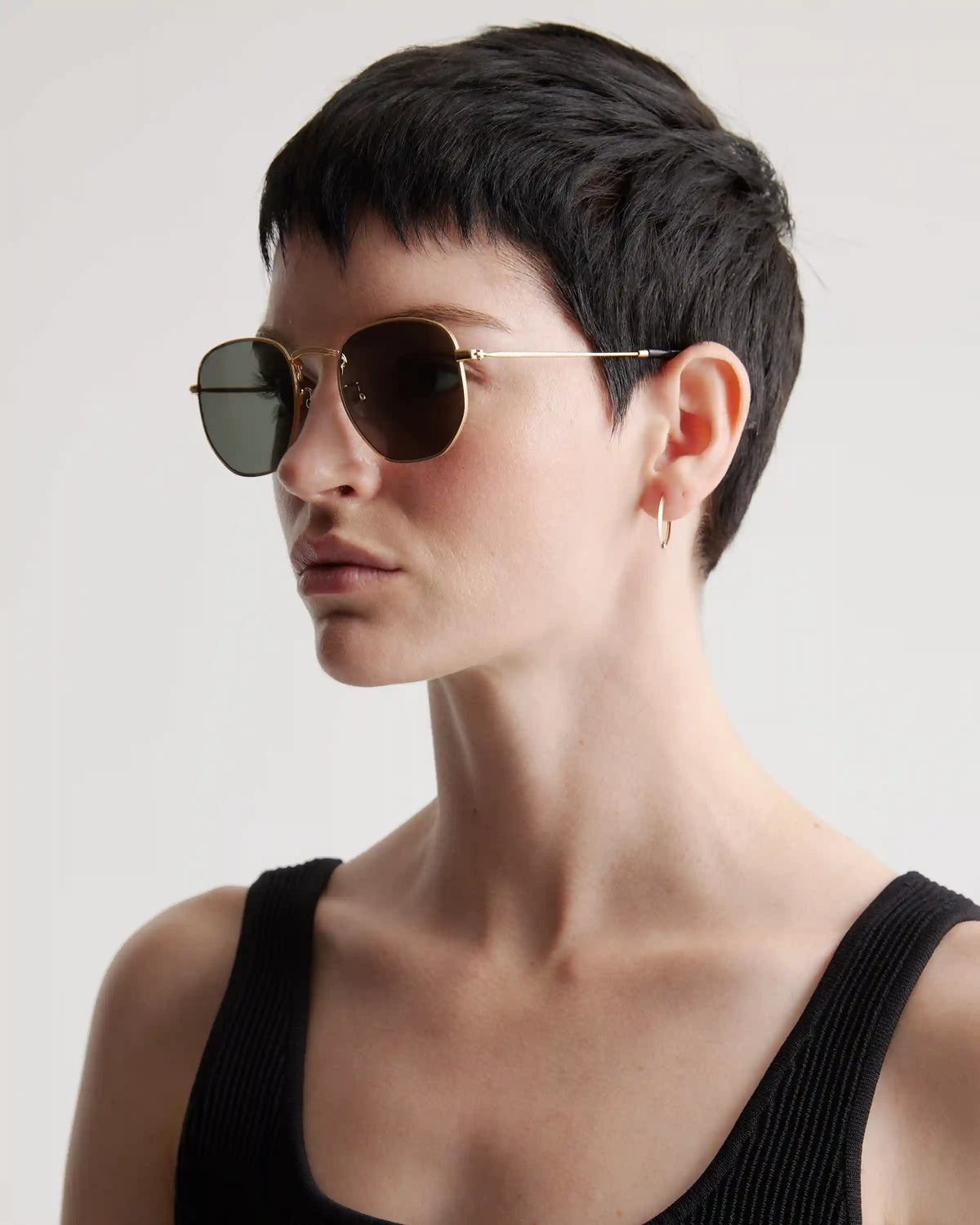Leighton Polarized Stainless Steel Sunglasses
