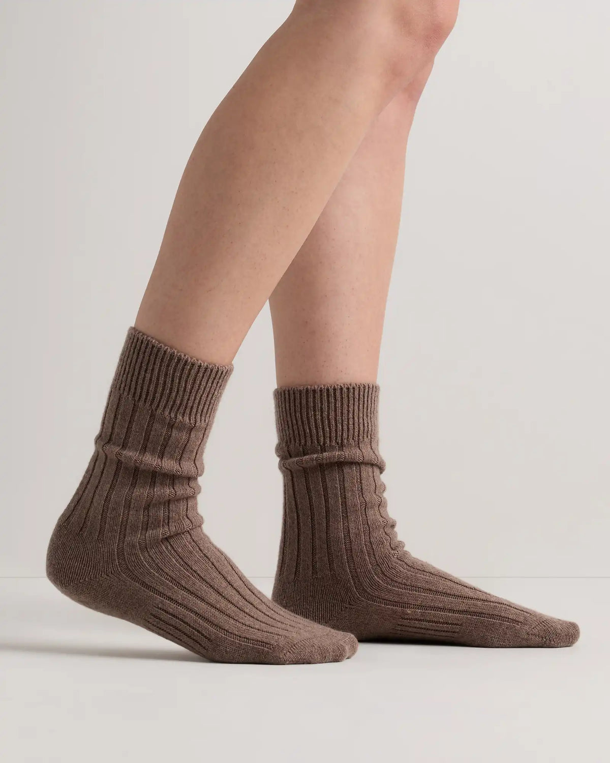 Merino Cashmere Blend Ribbed Crew Sock (3-Pack)