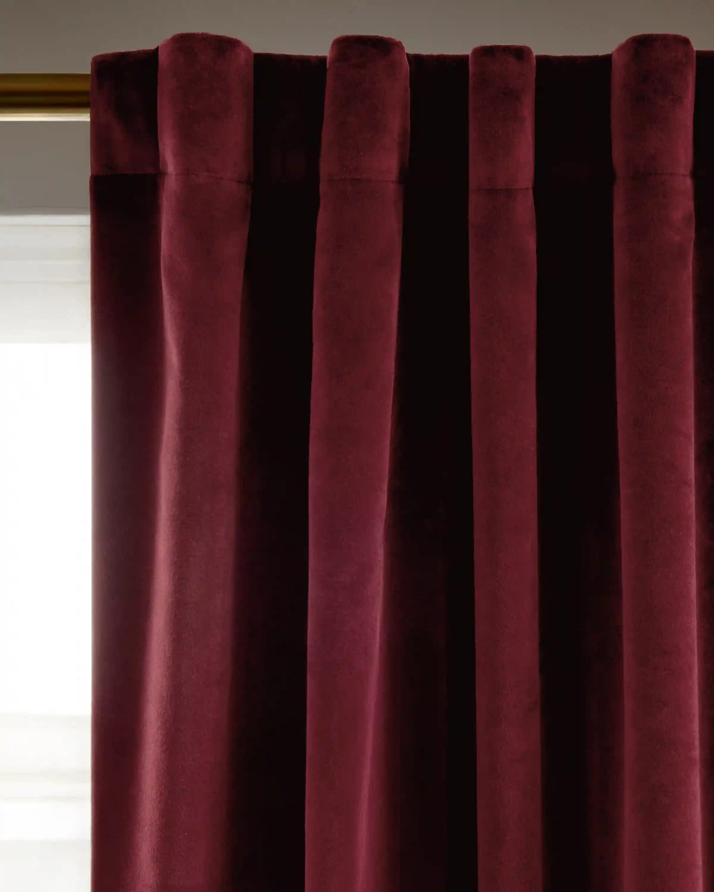Cotton Velvet True Blackout Curtain - Single Panel