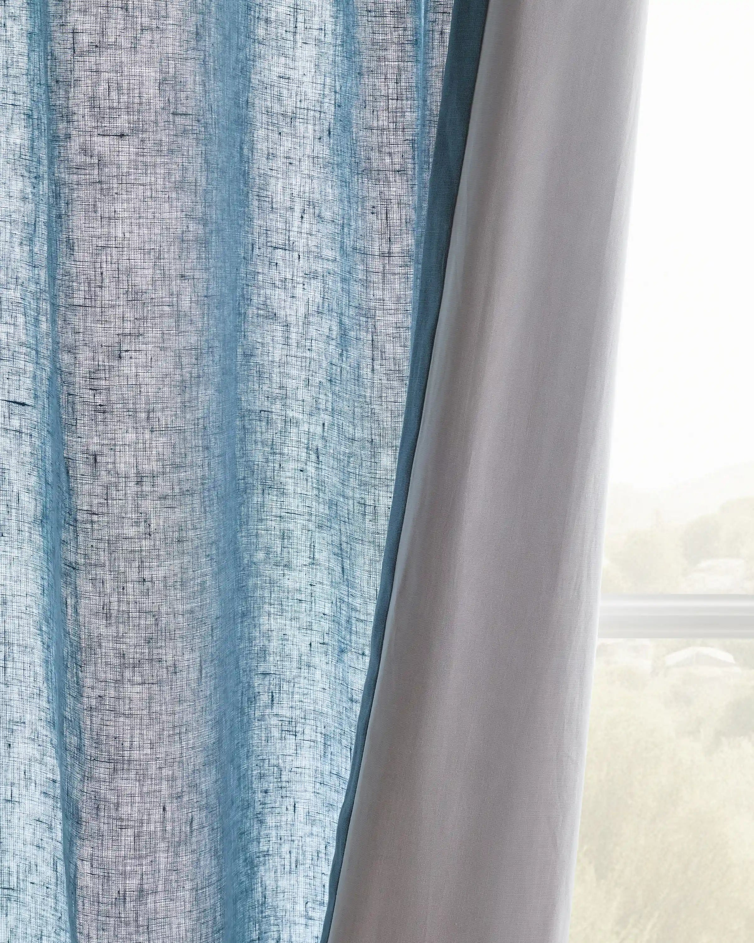 European Linen Curtain - Single Panel