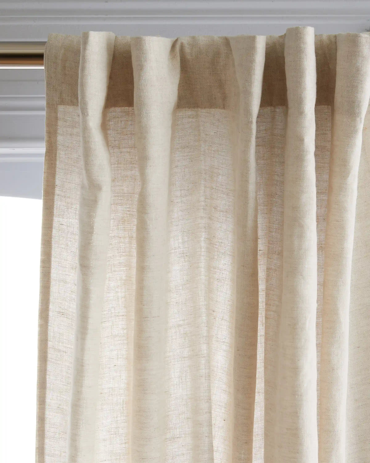 European Linen Curtain - Single Panel
