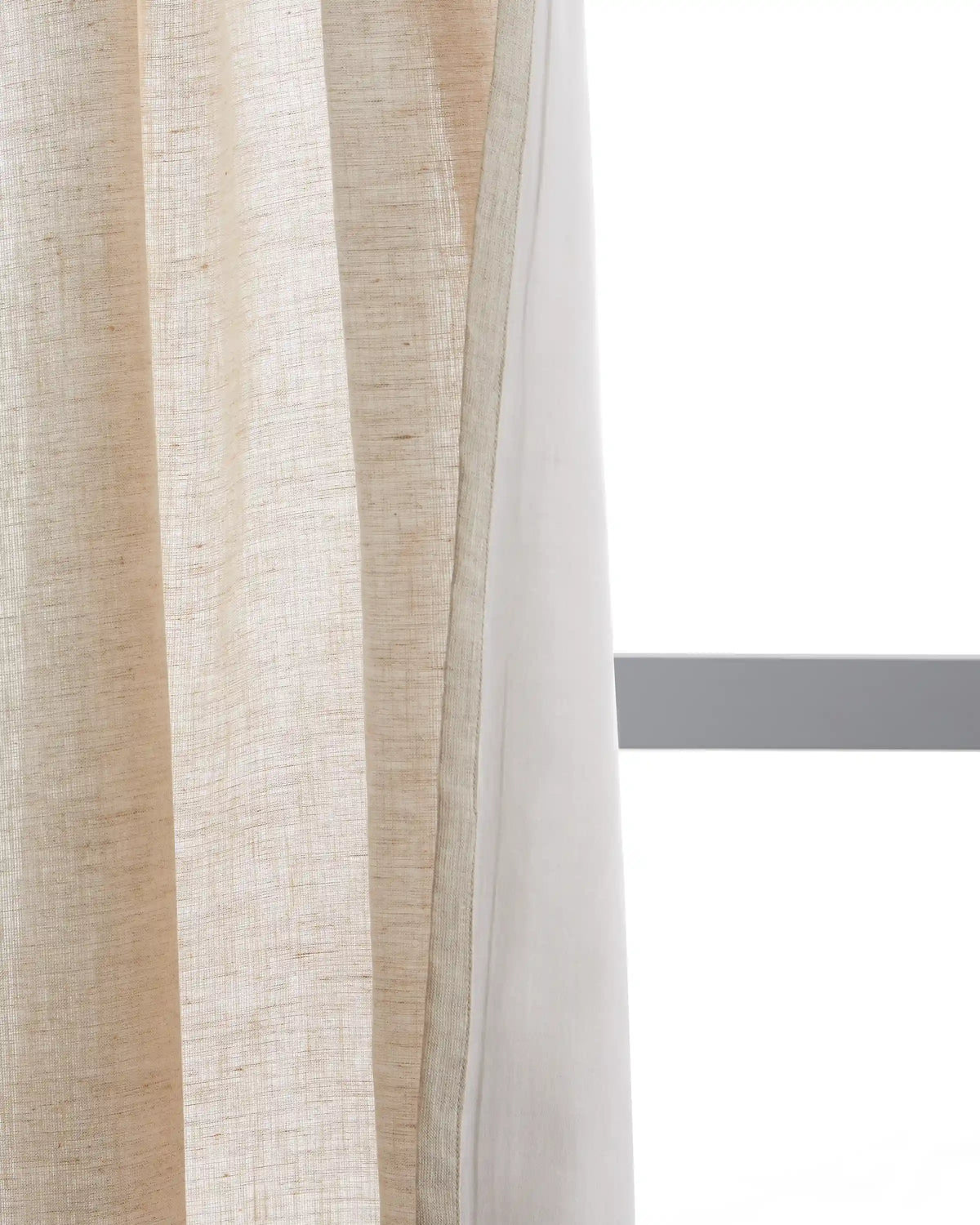 European Linen Curtain - Single Panel