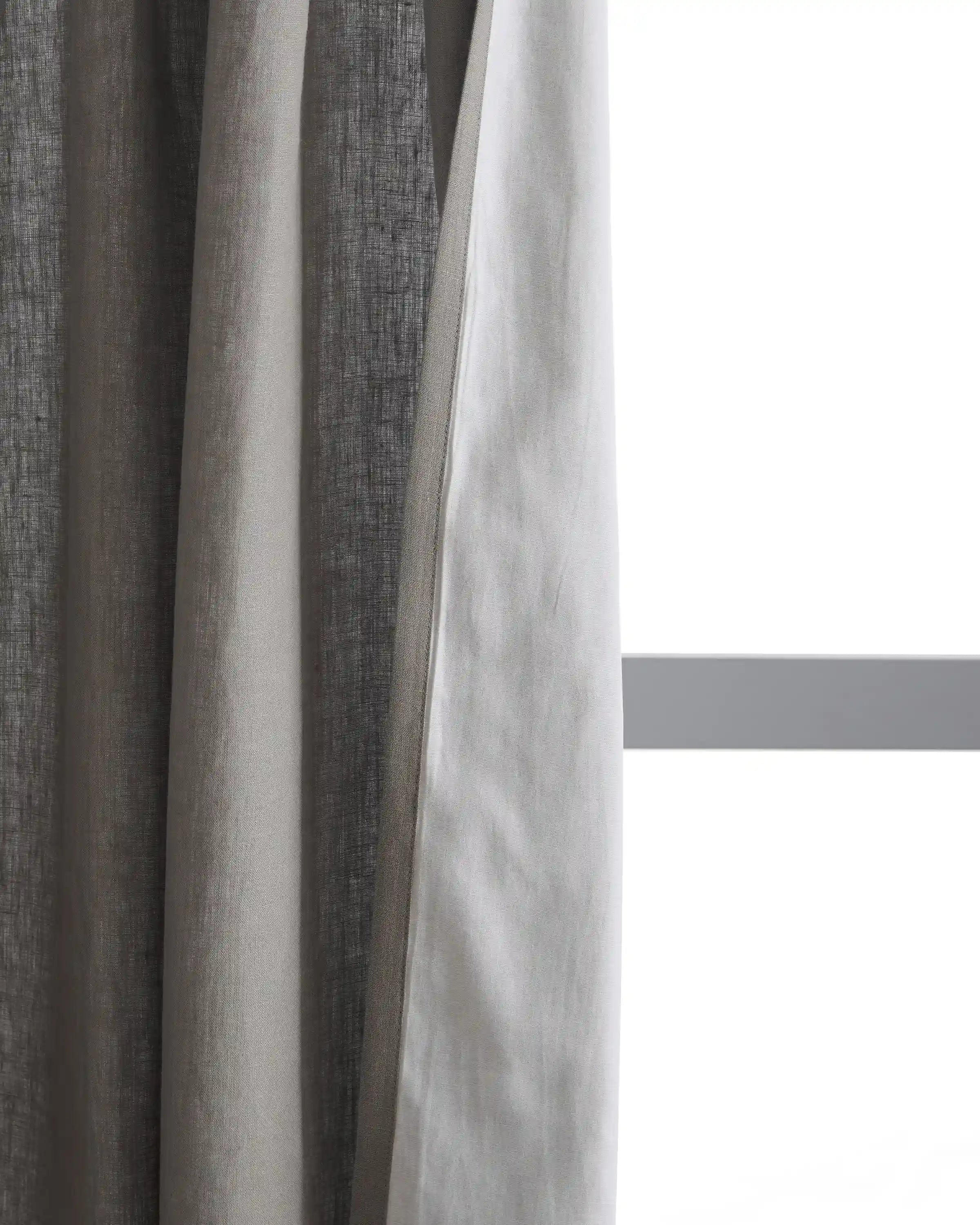 European Linen Curtain - Single Panel