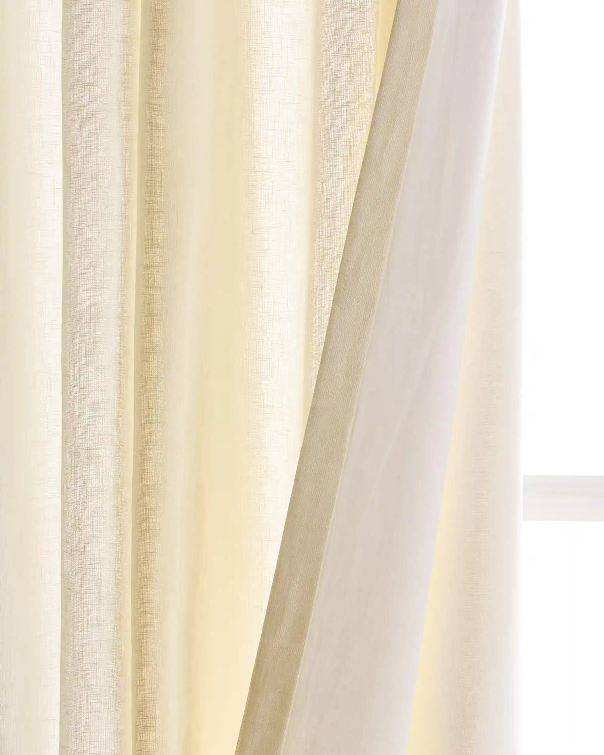 European Linen Curtain - Single Panel