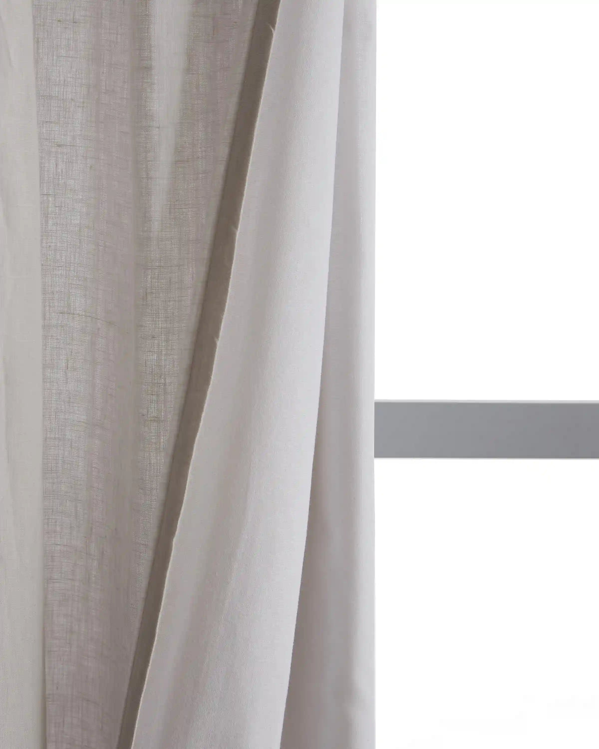 European Linen Curtain - Single Panel