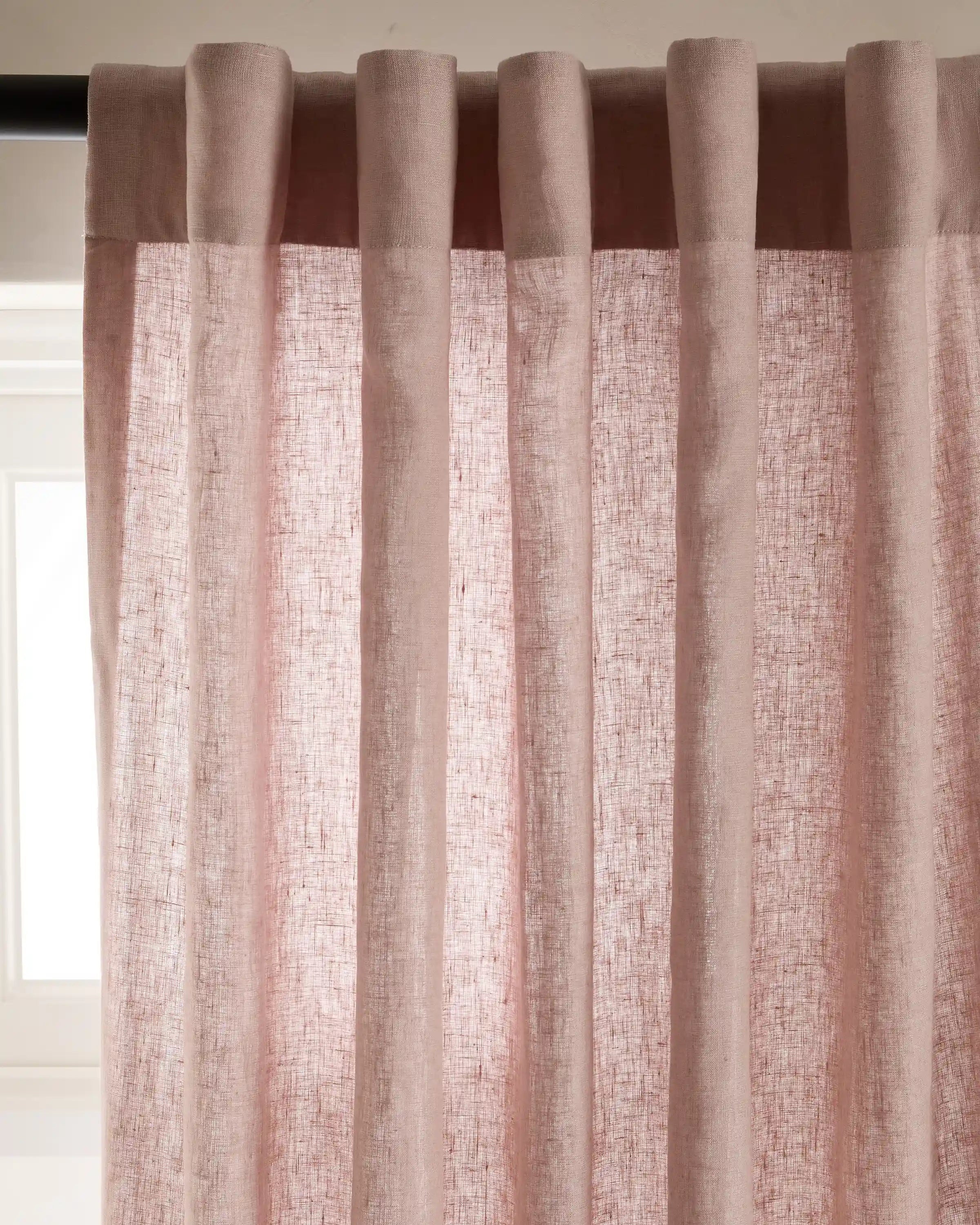 European Linen Curtain - Single Panel