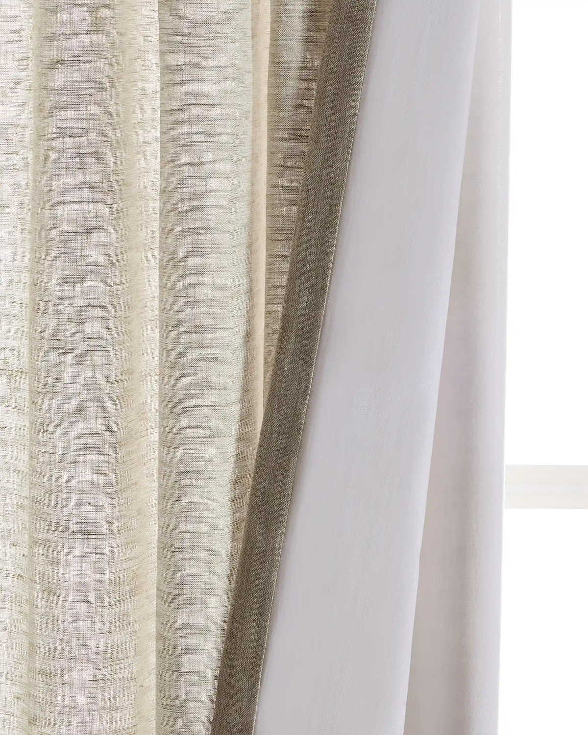 European Linen Curtain - Single Panel