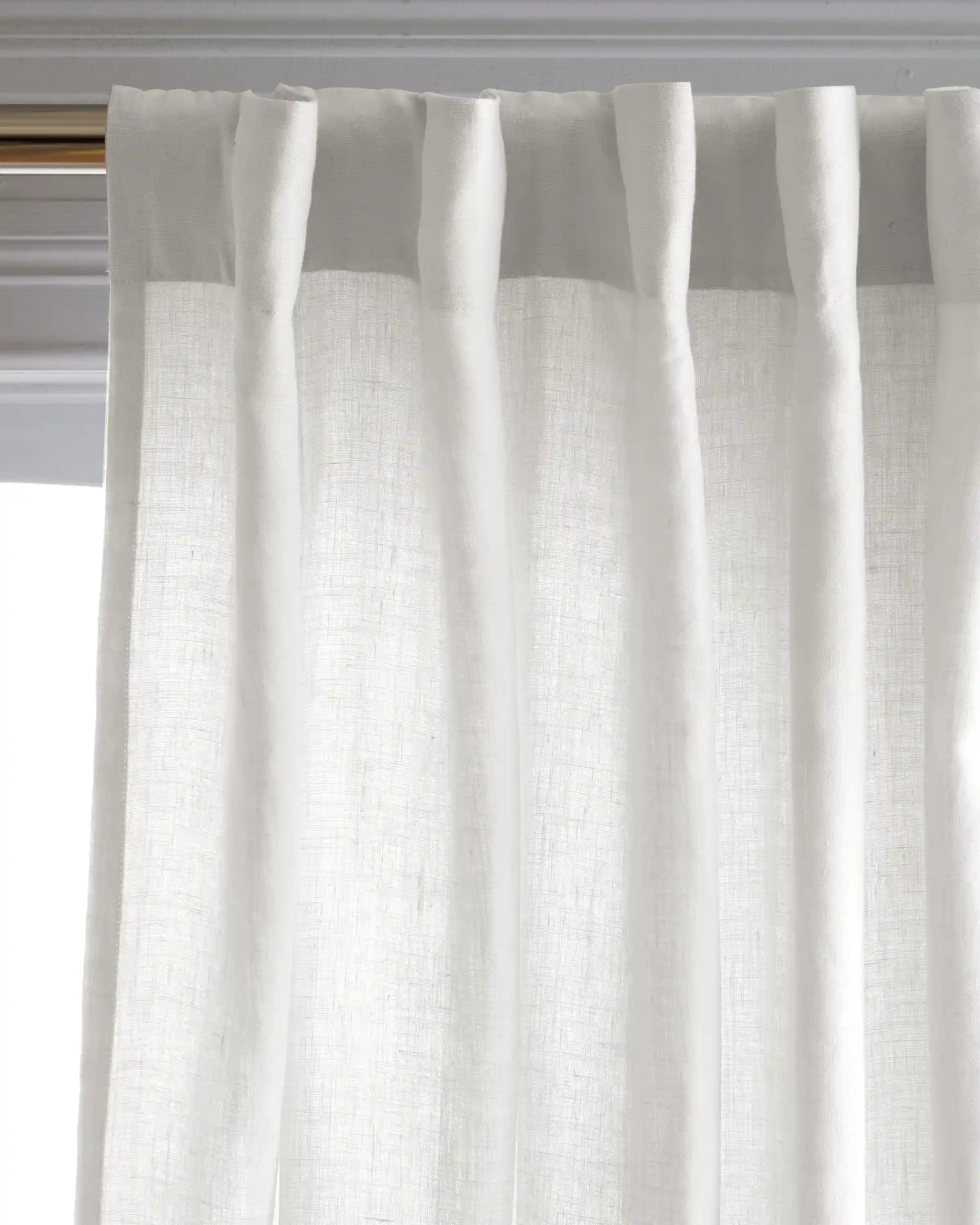 European Linen Curtain - Single Panel