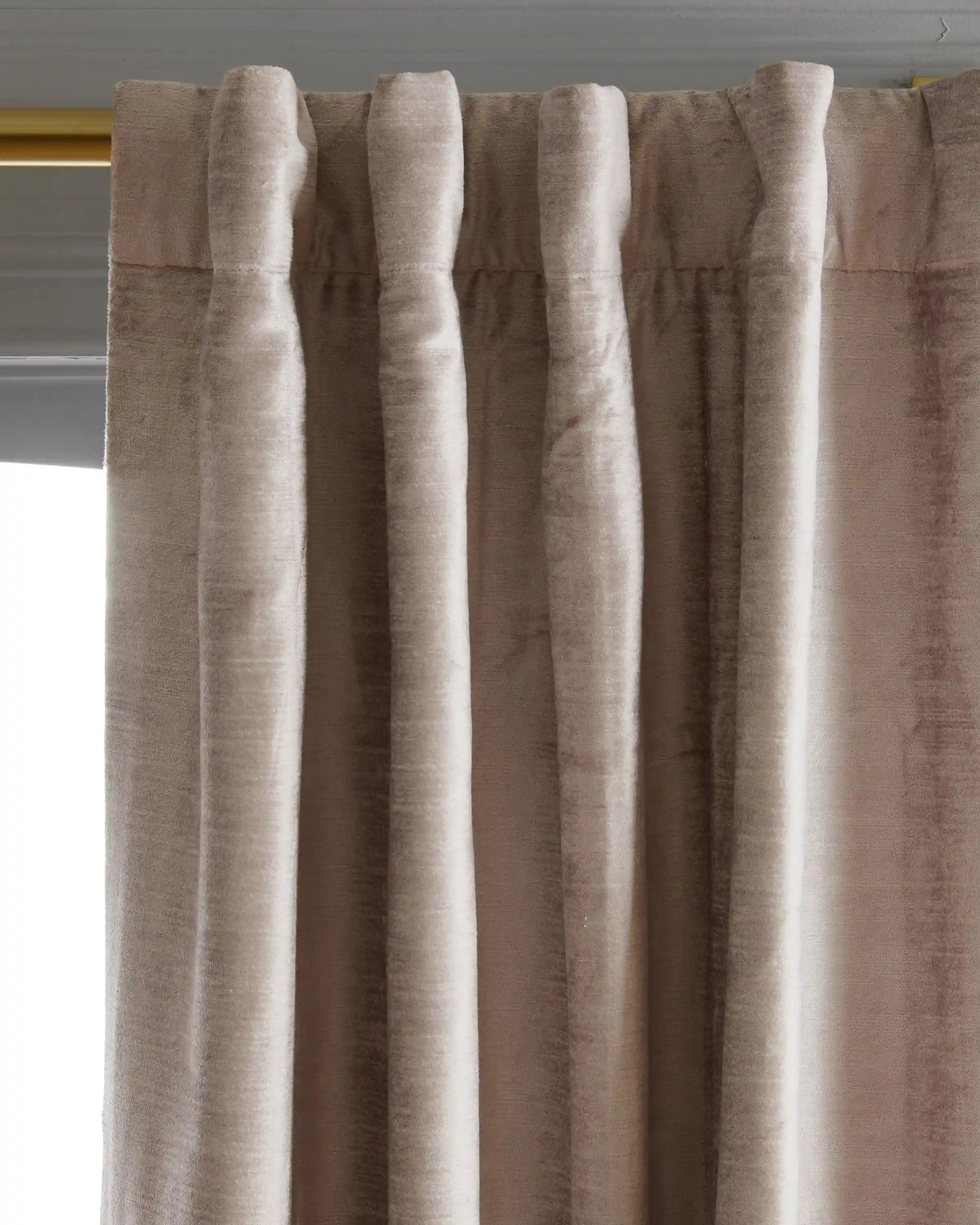 Luster Velvet True Blackout Curtain - Single Panel
