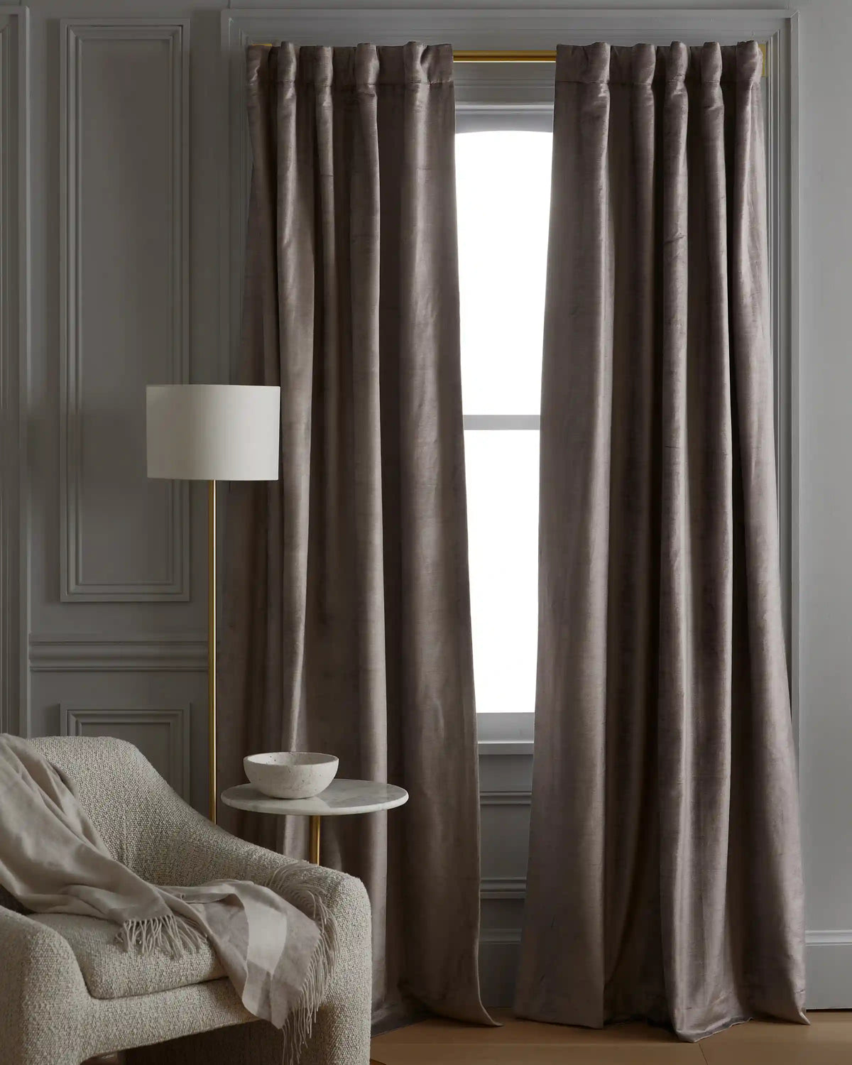 Luster Velvet True Blackout Curtain - Single Panel