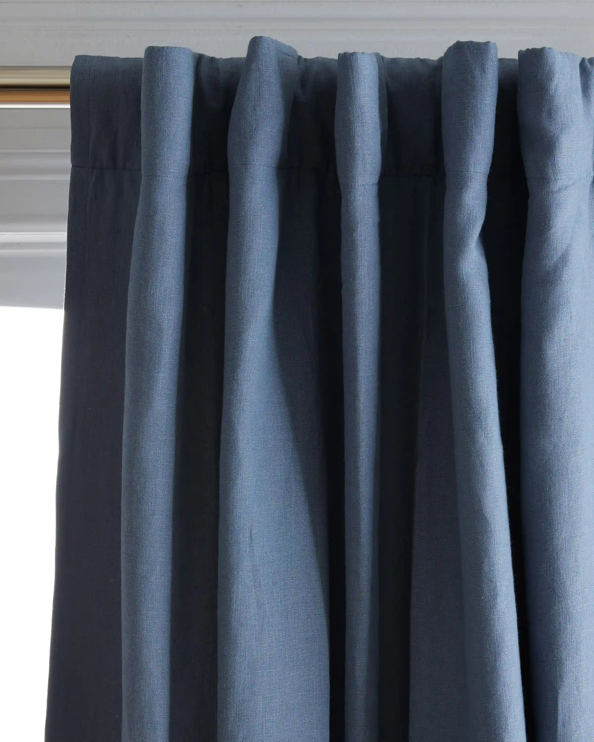 European Linen Room Darkening Curtain - Single Panel