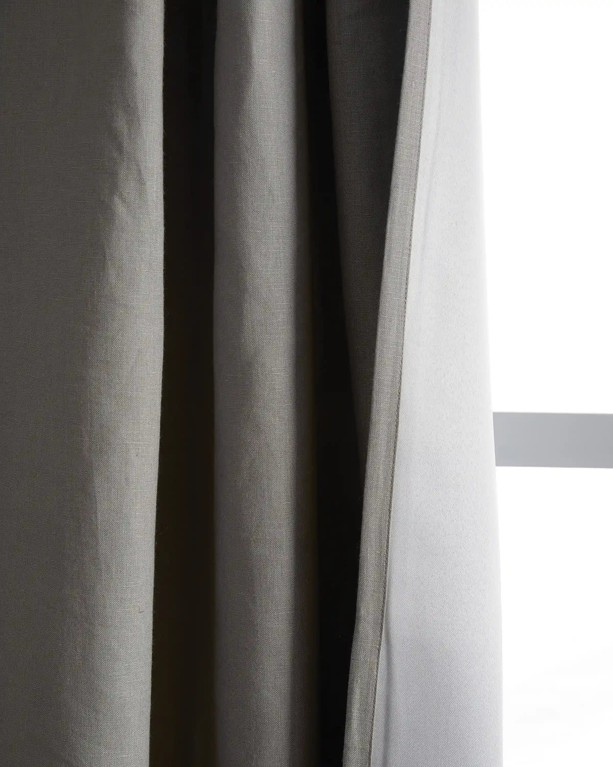 European Linen Room Darkening Curtain - Single Panel
