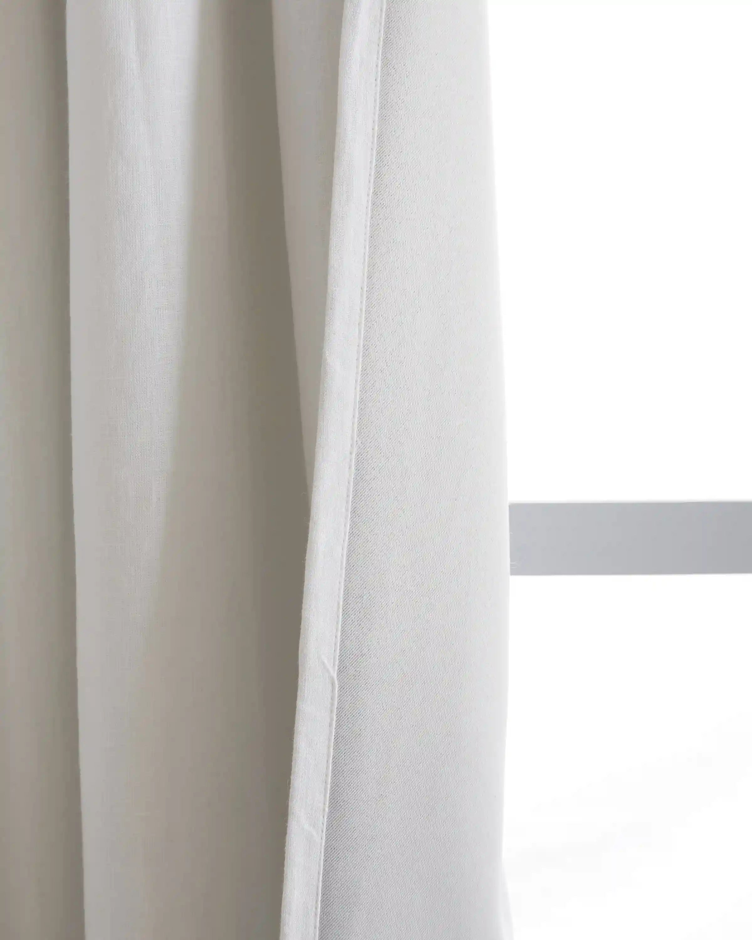 European Linen Room Darkening Curtain - Single Panel