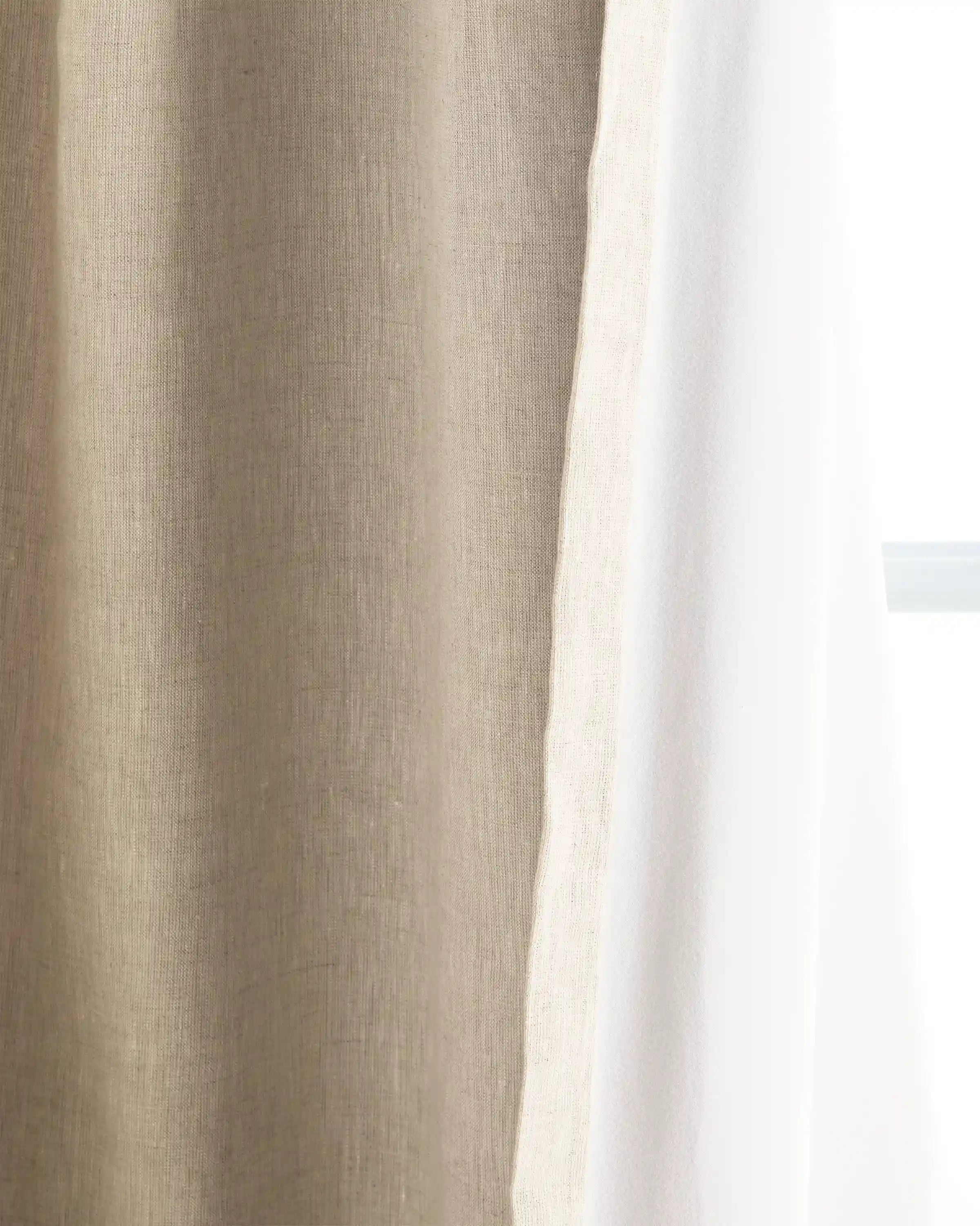 European Linen True Blackout Curtain - Single Panel