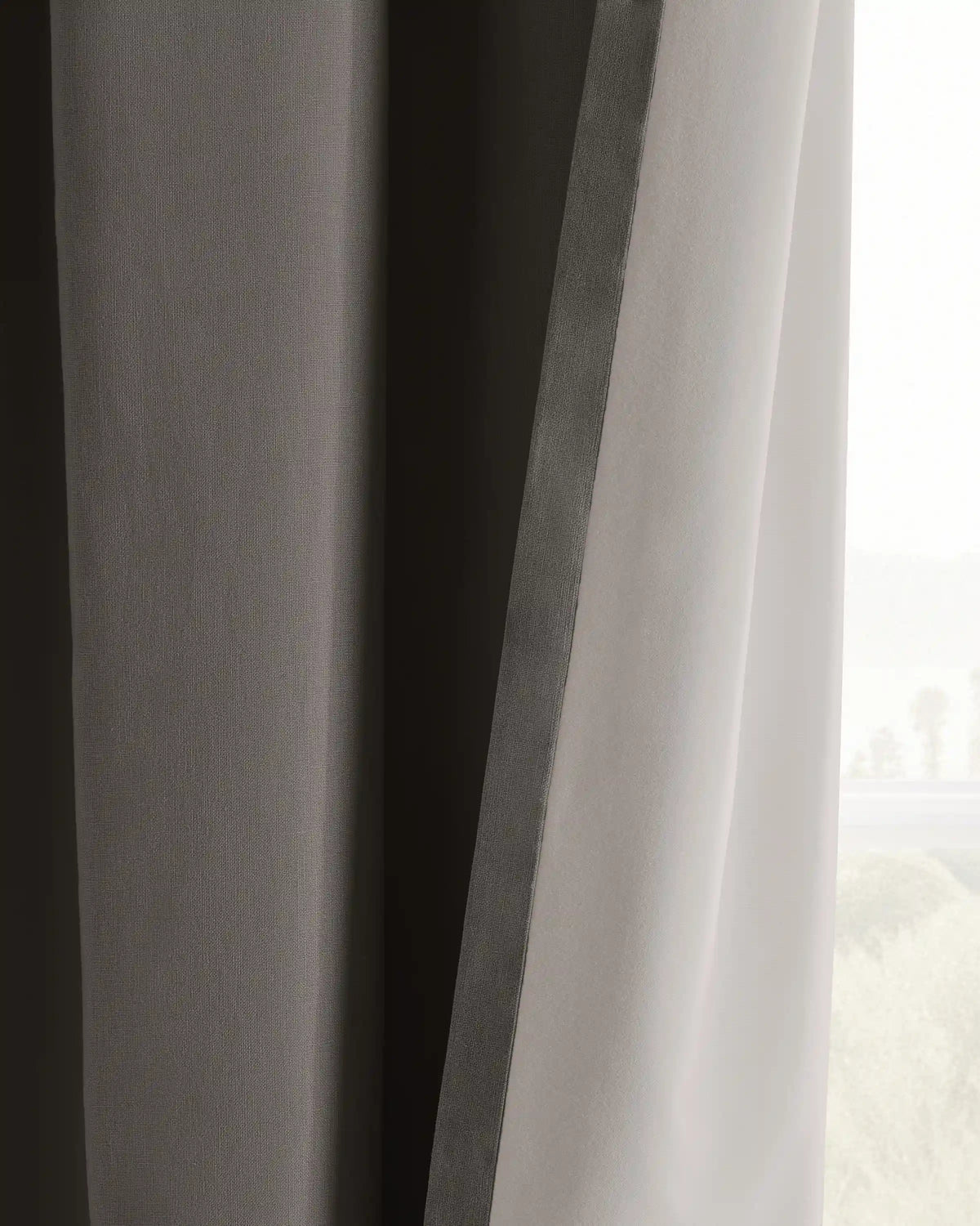 European Linen True Blackout Curtain - Single Panel