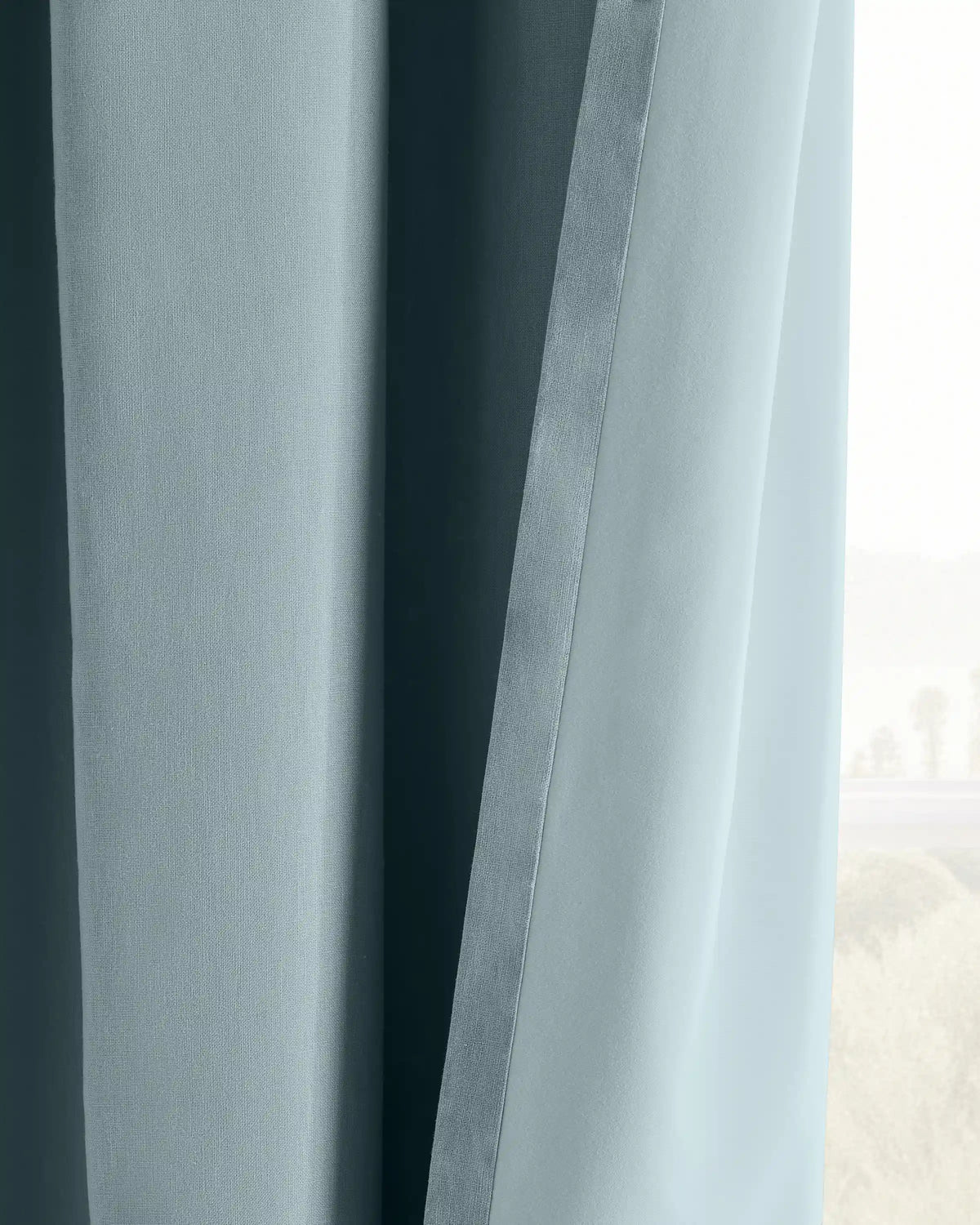 European Linen True Blackout Curtain - Single Panel