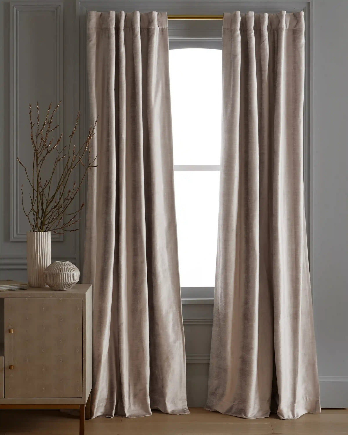 Luster Velvet True Blackout Curtain - Single Panel