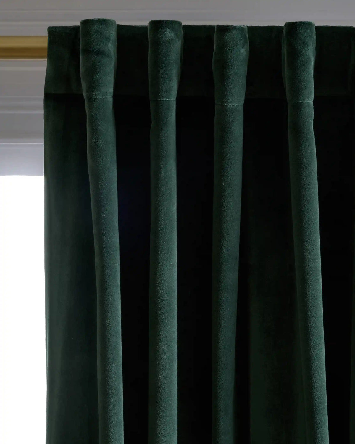 Cotton Velvet True Blackout Curtain - Single Panel