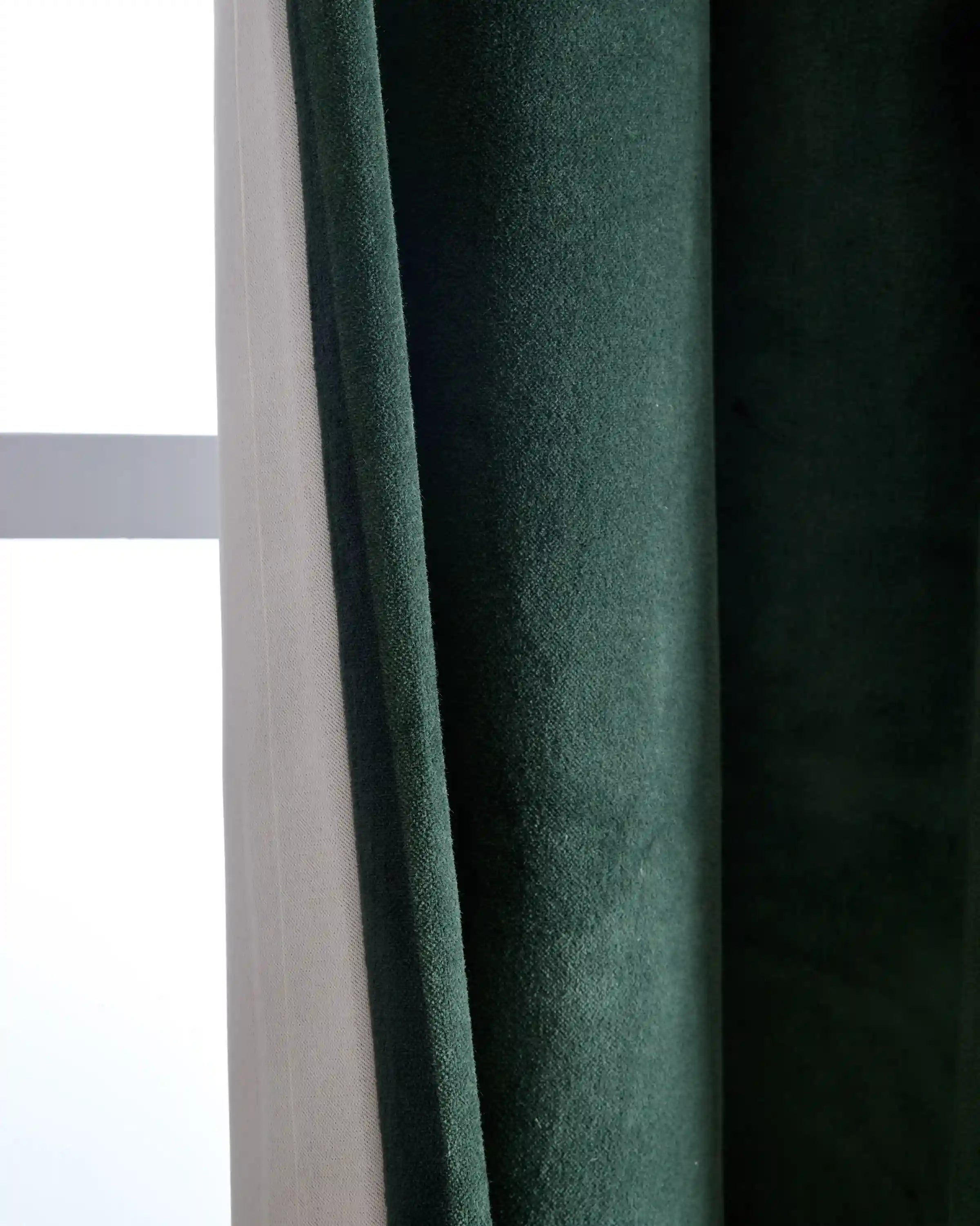 Cotton Velvet True Blackout Curtain - Single Panel