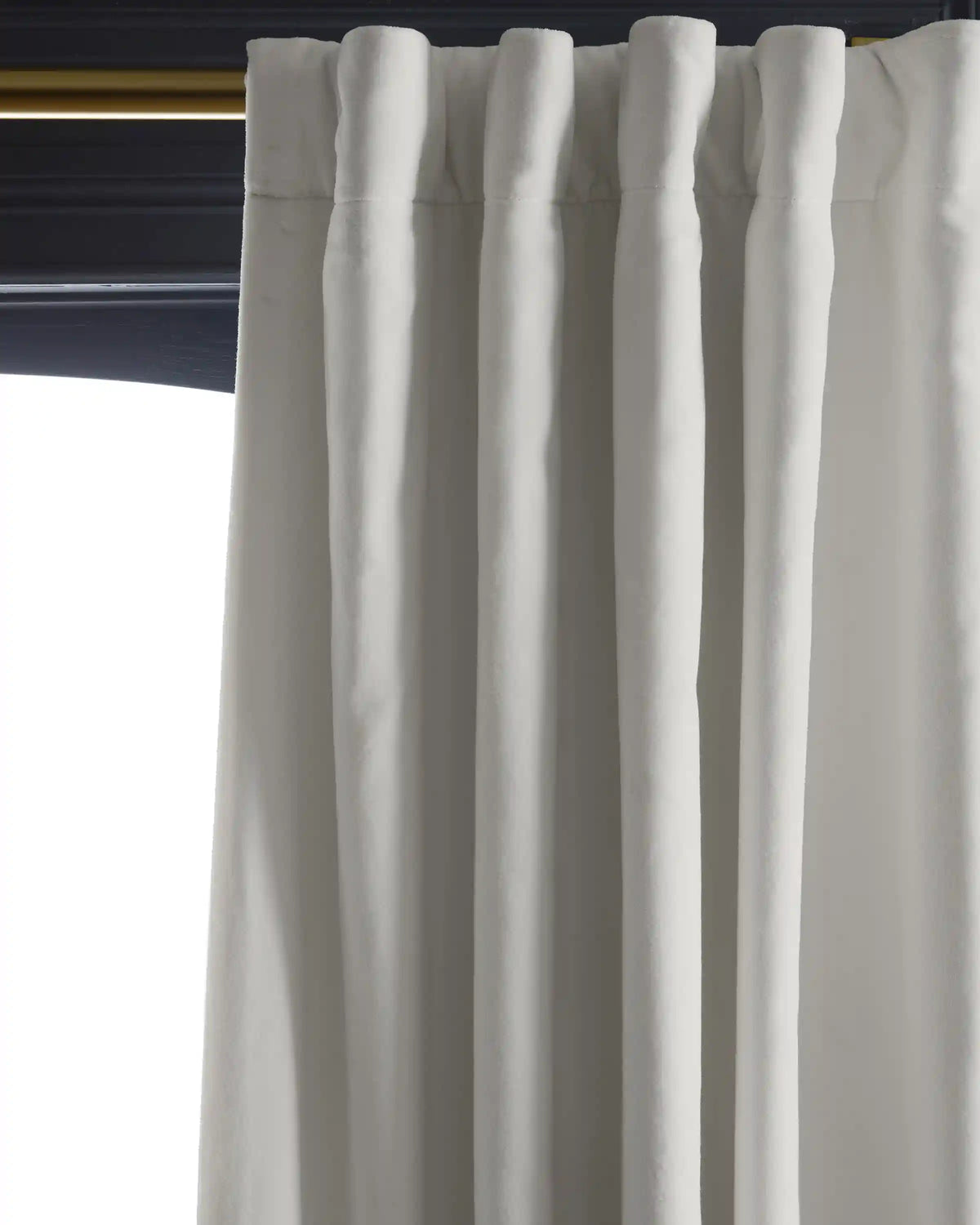 Cotton Velvet True Blackout Curtain - Single Panel