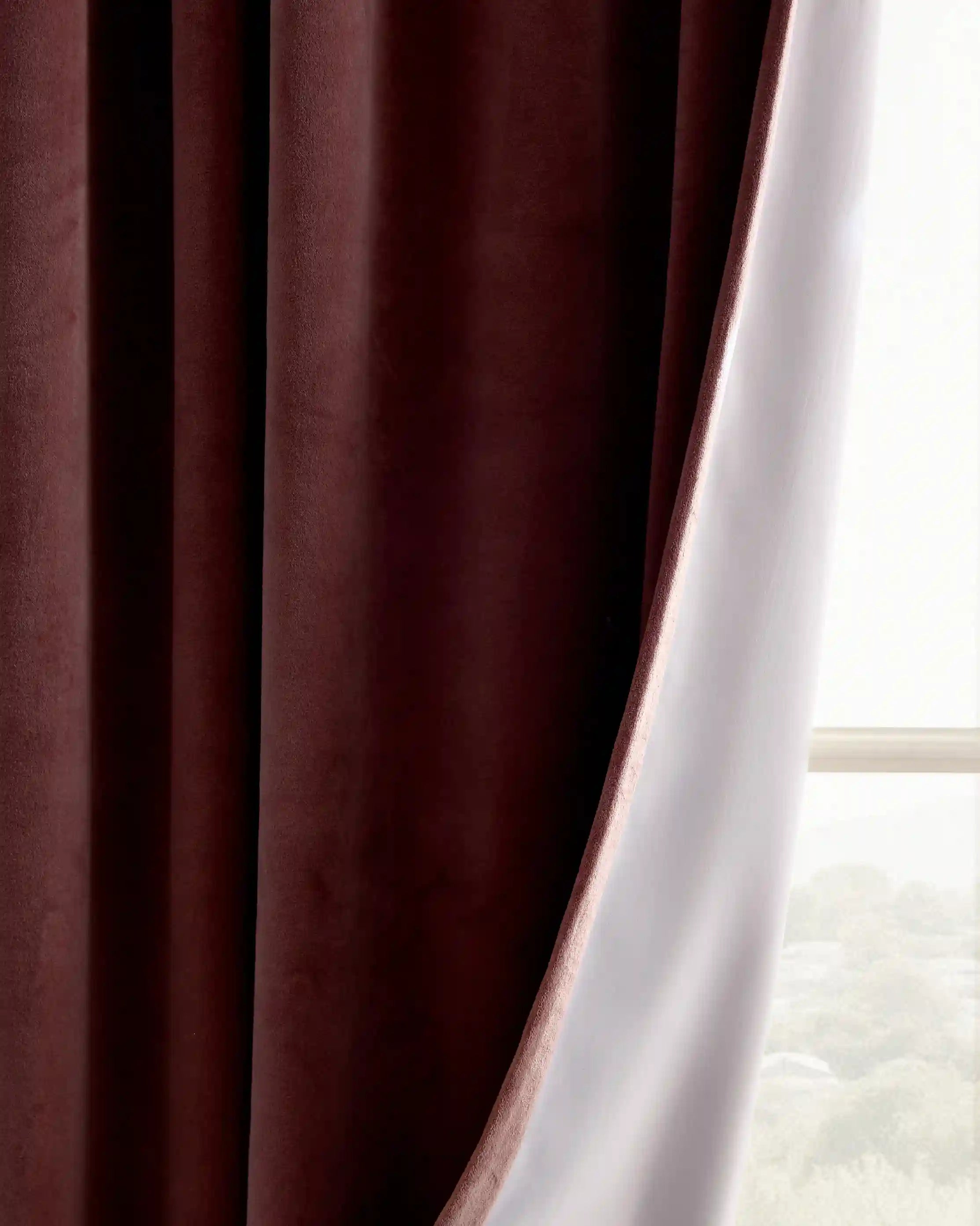 Cotton Velvet True Blackout Curtain - Single Panel