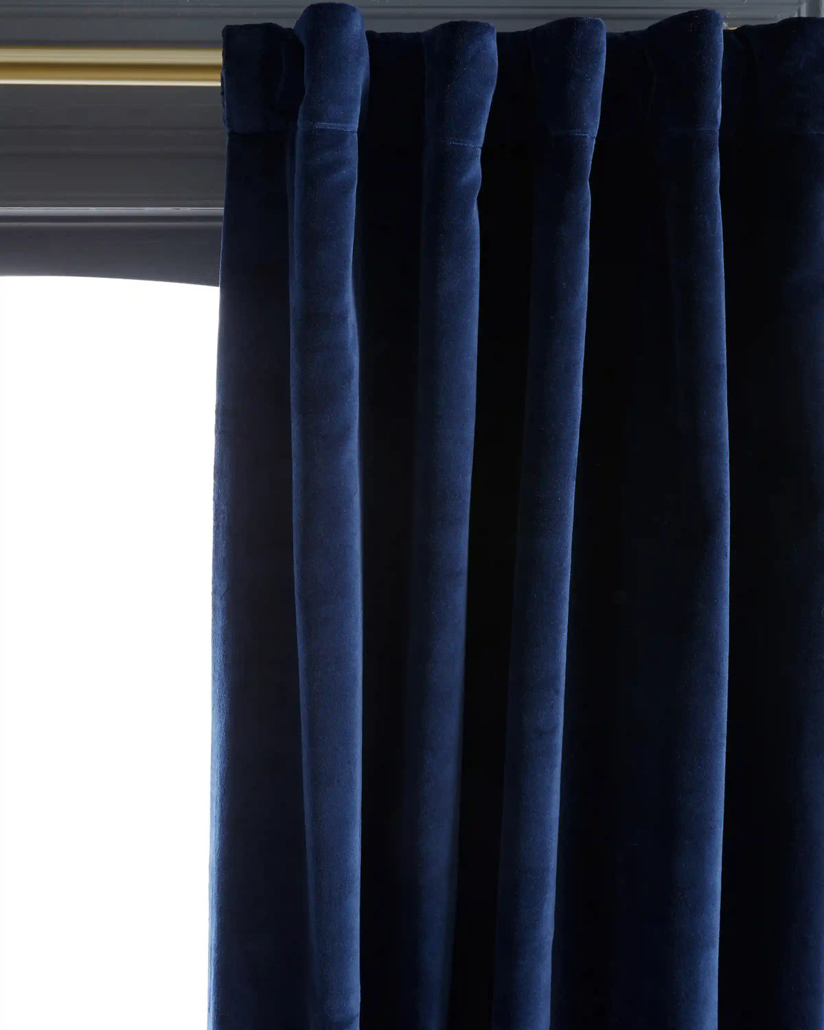 Cotton Velvet True Blackout Curtain - Single Panel