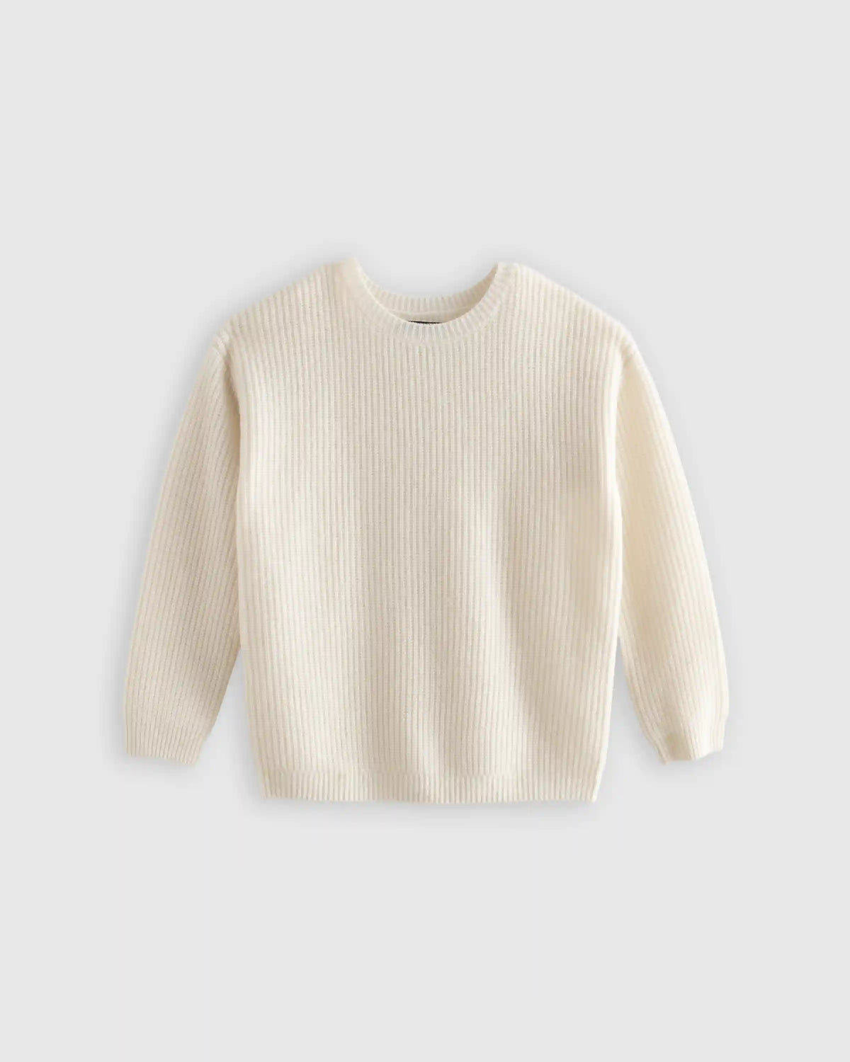 Washable Cashmere Fisherman Tunic Sweater