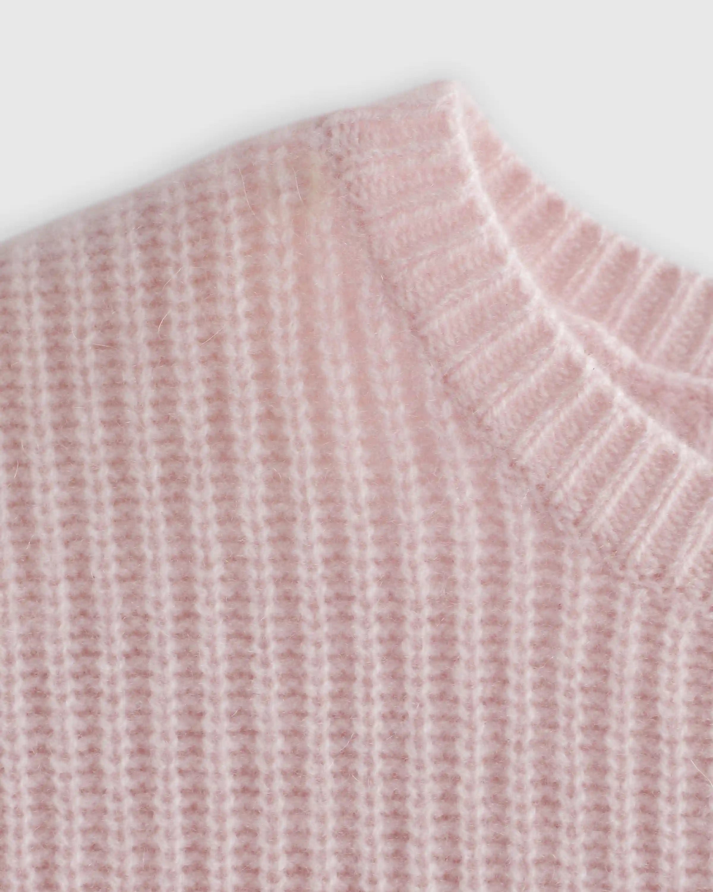 Washable Cashmere Fisherman Tunic Sweater