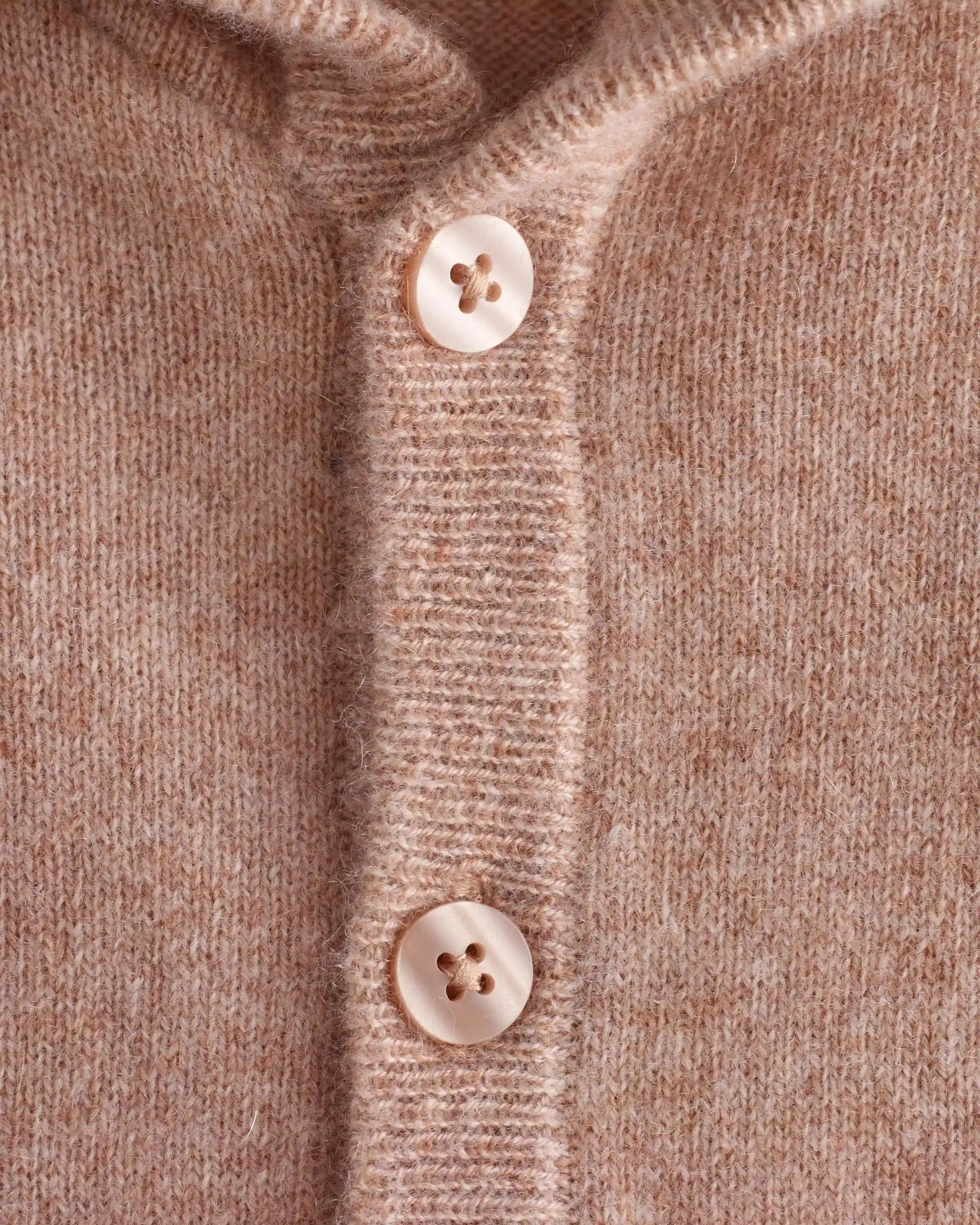 Washable Cashmere Hooded Cardigan