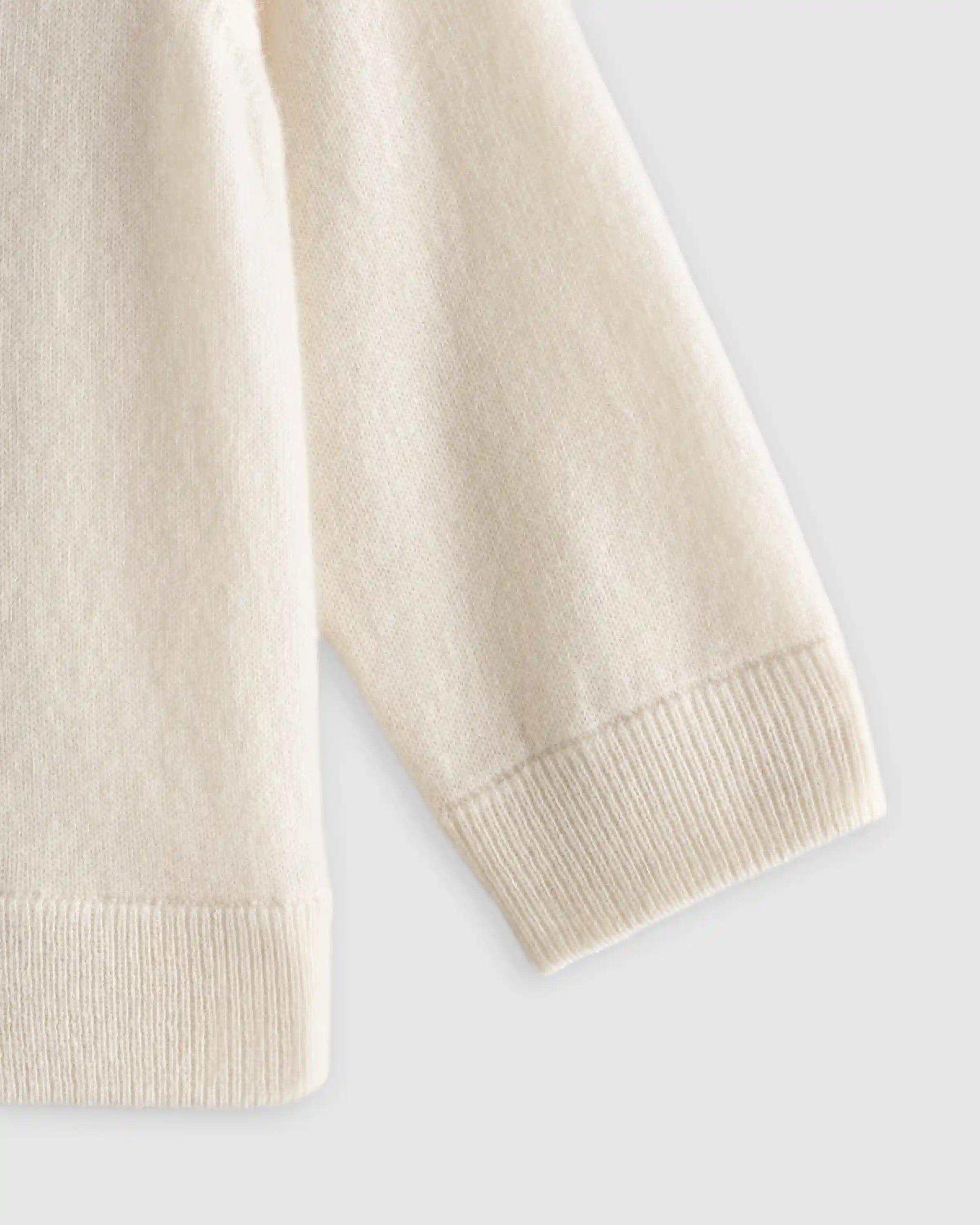 Washable Cashmere Hooded Cardigan