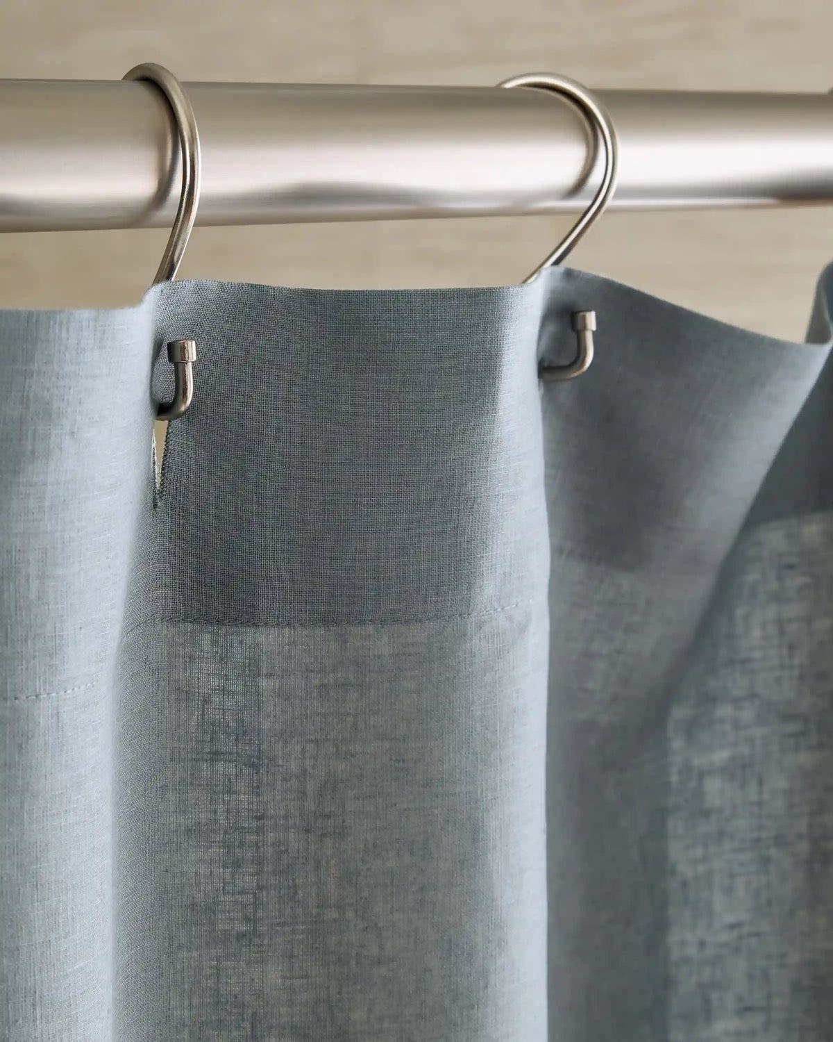 European Linen Shower Curtain