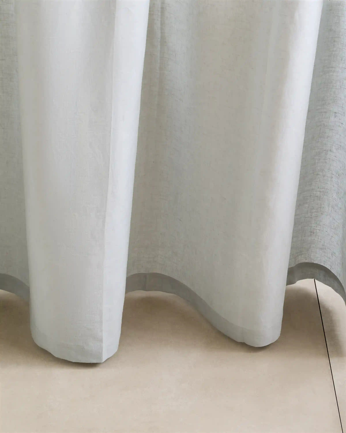 European Linen Shower Curtain
