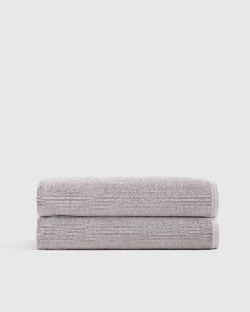 Turkish Ribbed Quick Dry Bath Sheet (Set of 2)