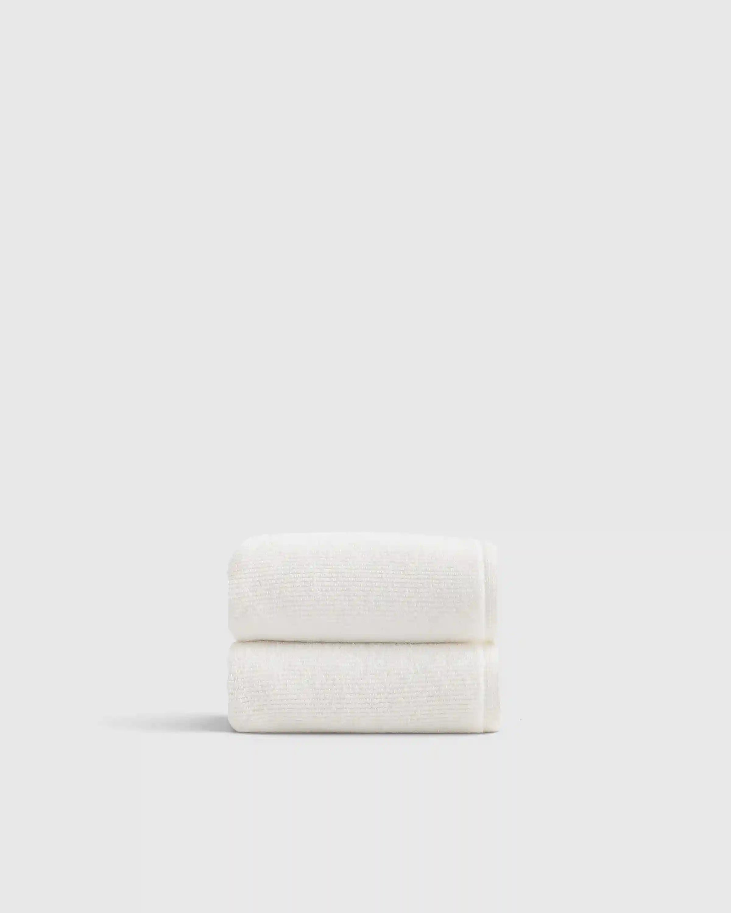 Turkish Ribbed Quick Dry Hand Towel (Set of 2)