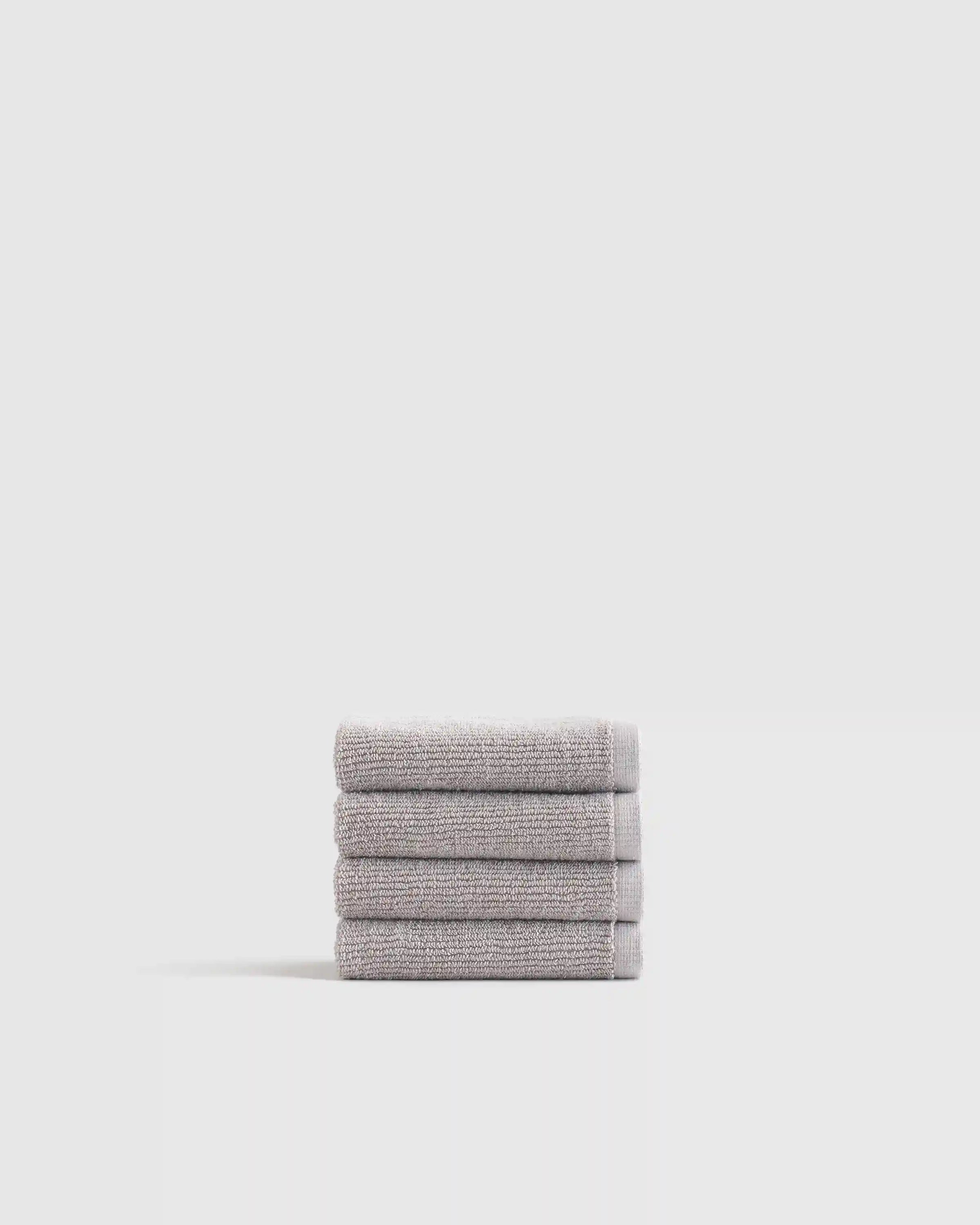 Turkish Ribbed Quick Dry Washcloth (Set of 4)