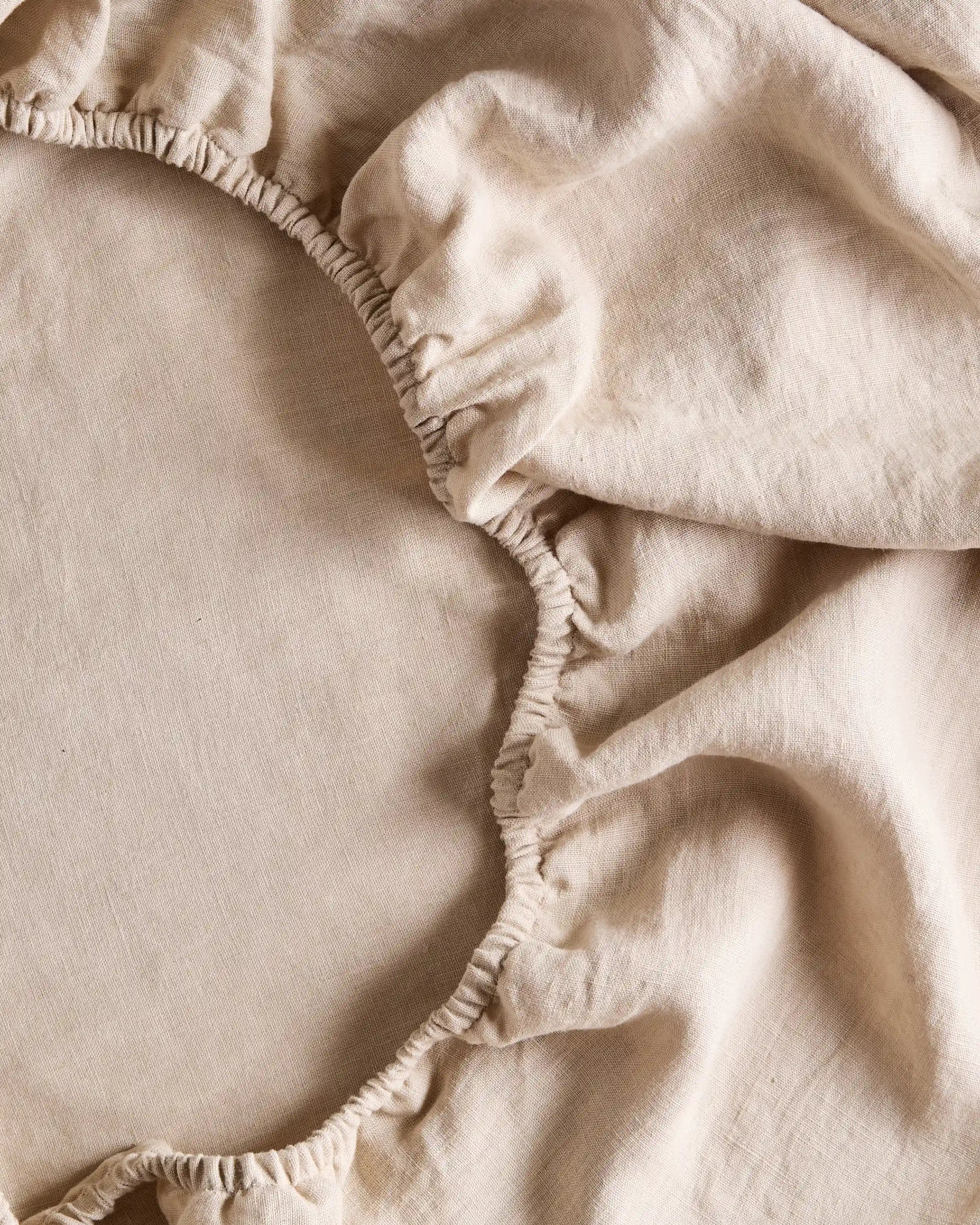 European Linen Fitted Sheet Set