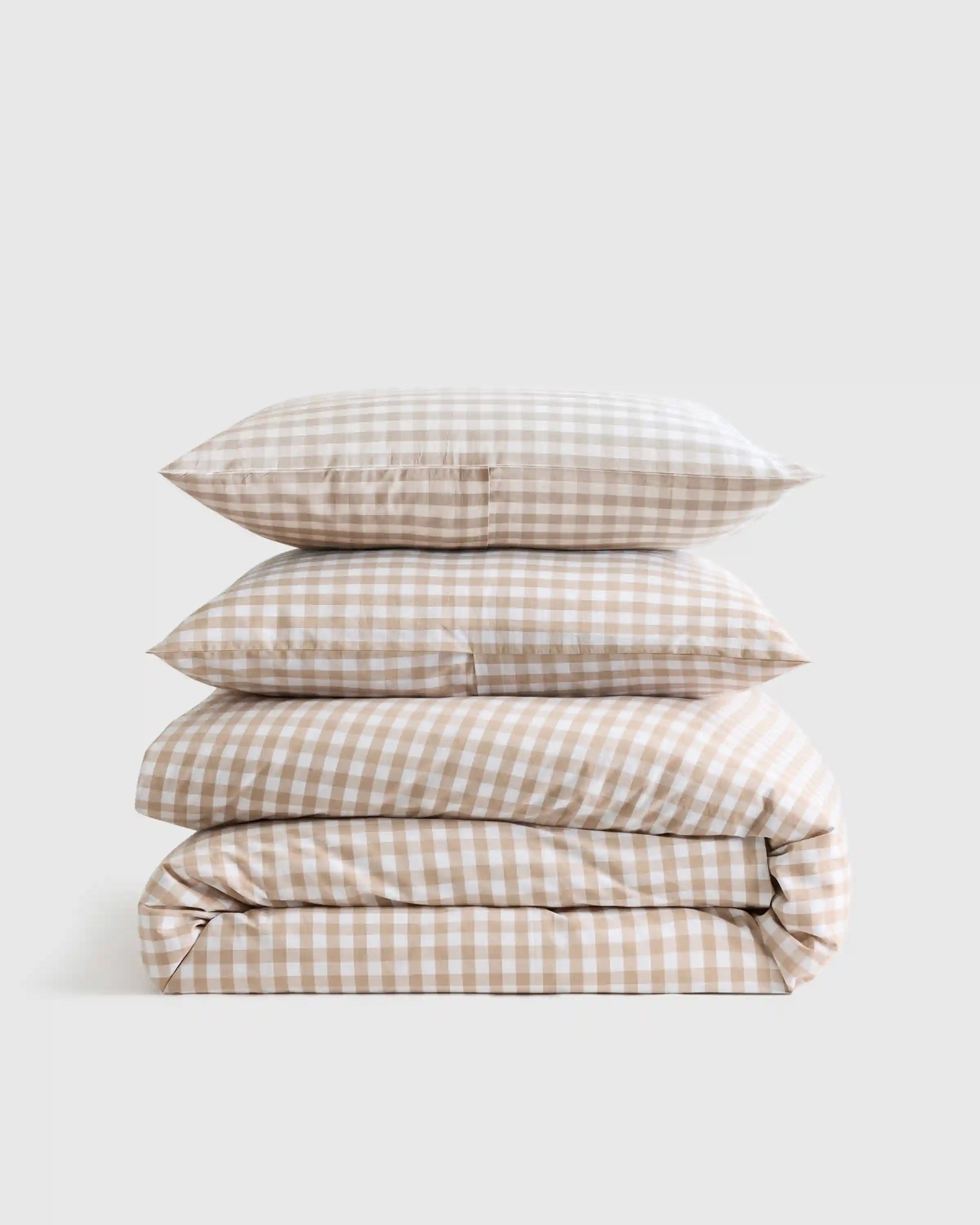 Organic Crisp Percale Duvet Cover Set
