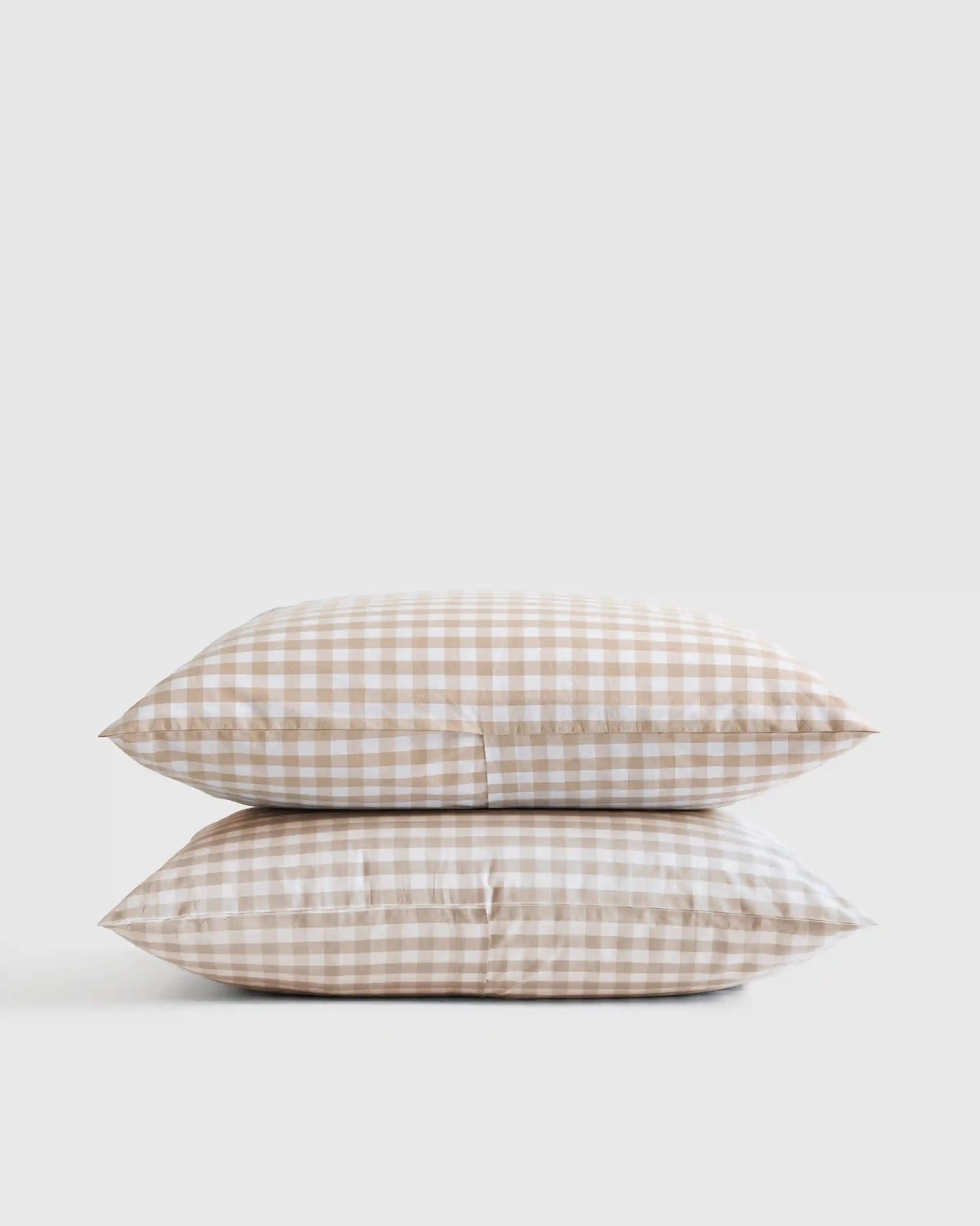 Organic Crisp Percale Sham Set