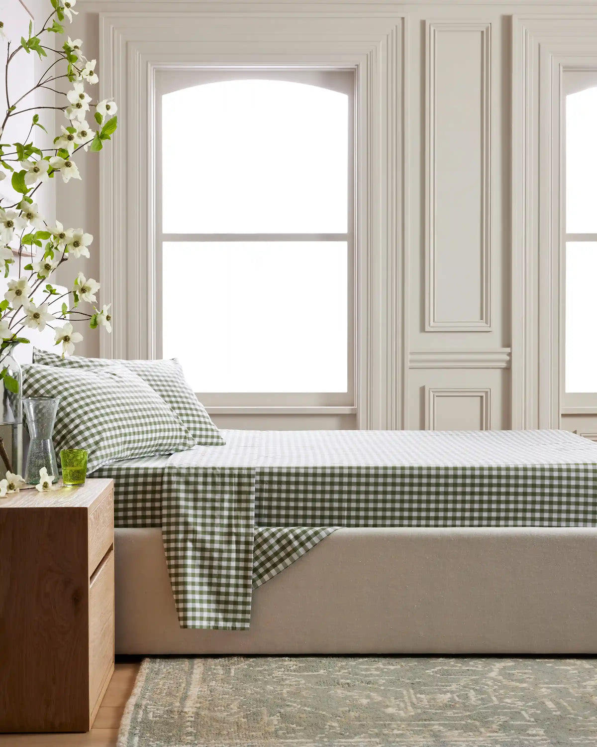 Organic Crisp Percale Sheet Set